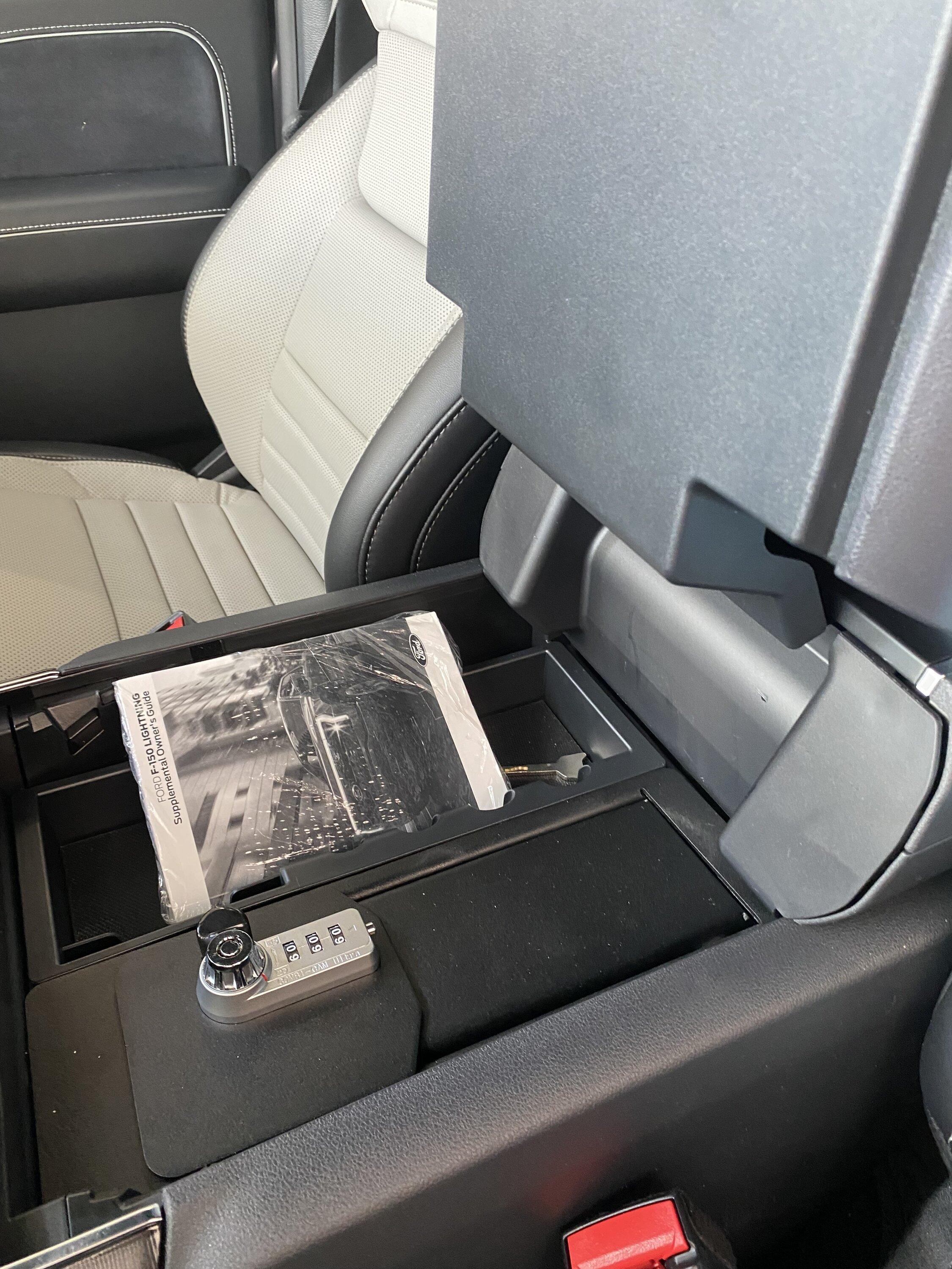 Ford F-150 Lightning Half Console Vault for Lightning half console 3
