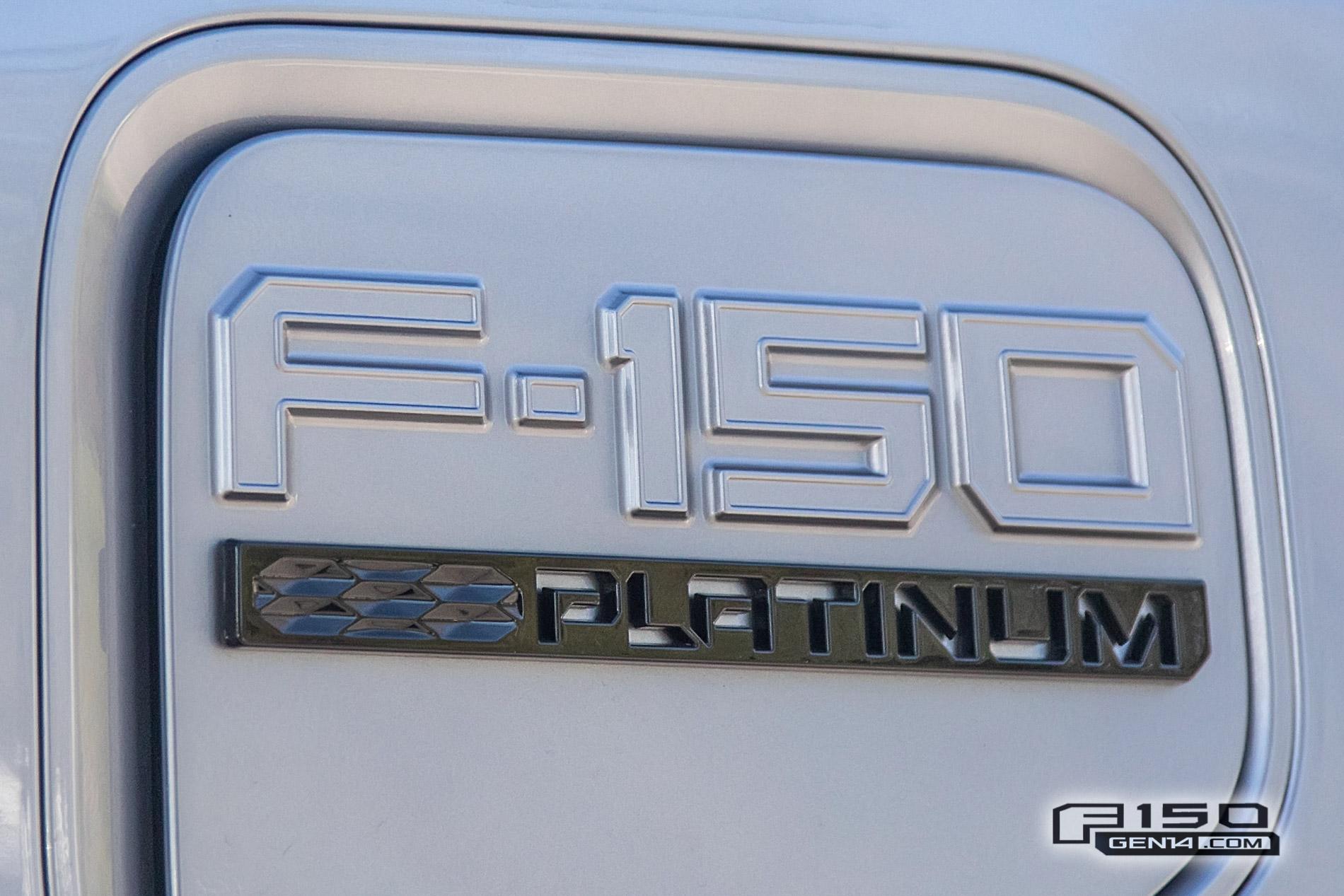 Ford F-150 Lightning F-150 Lightning Platinum (Iconic Silver) & Lariat (Rapid Red) Spotted On Public Roads Iced Blue Silver 2022 F150 Lightning Platinum EV Truck Spotted 21