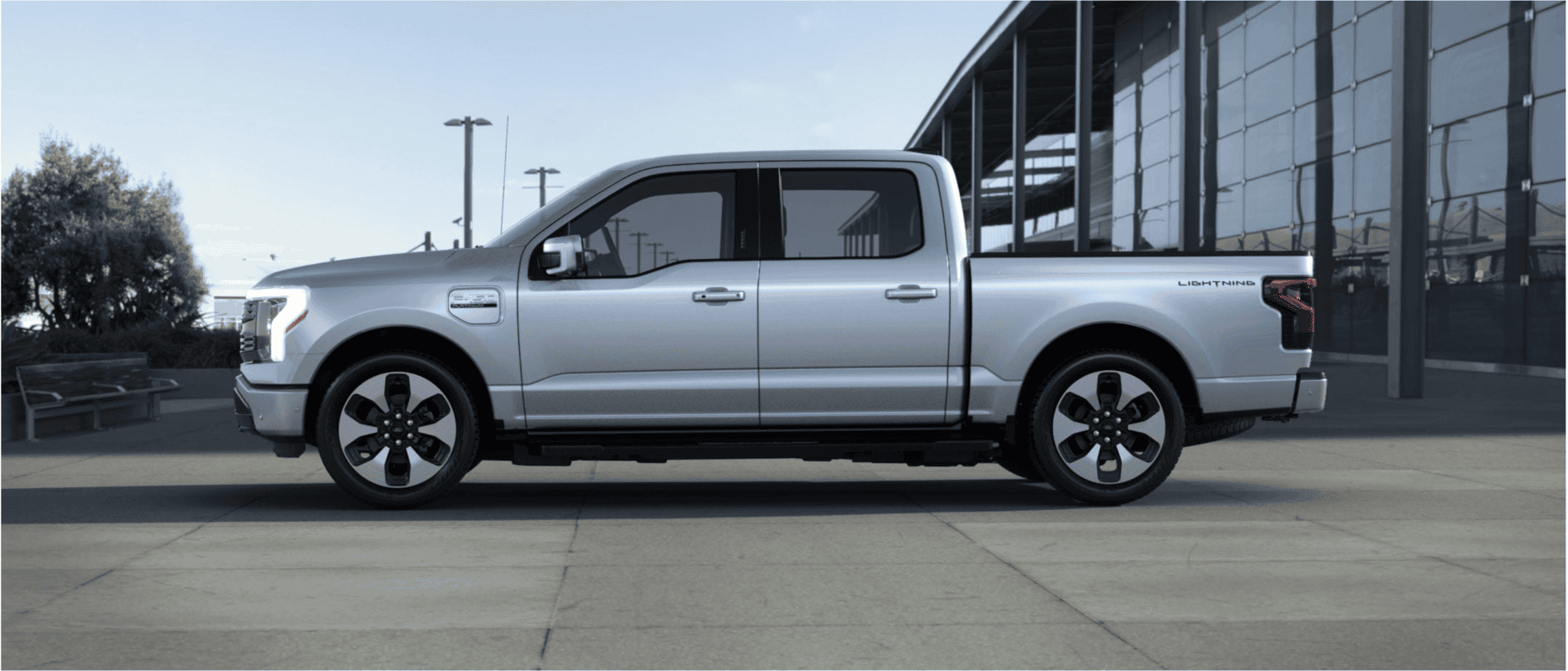 Ford F-150 Lightning Too early to talk colors for 2022 F-150 Lightning? Iced Blue - Silver