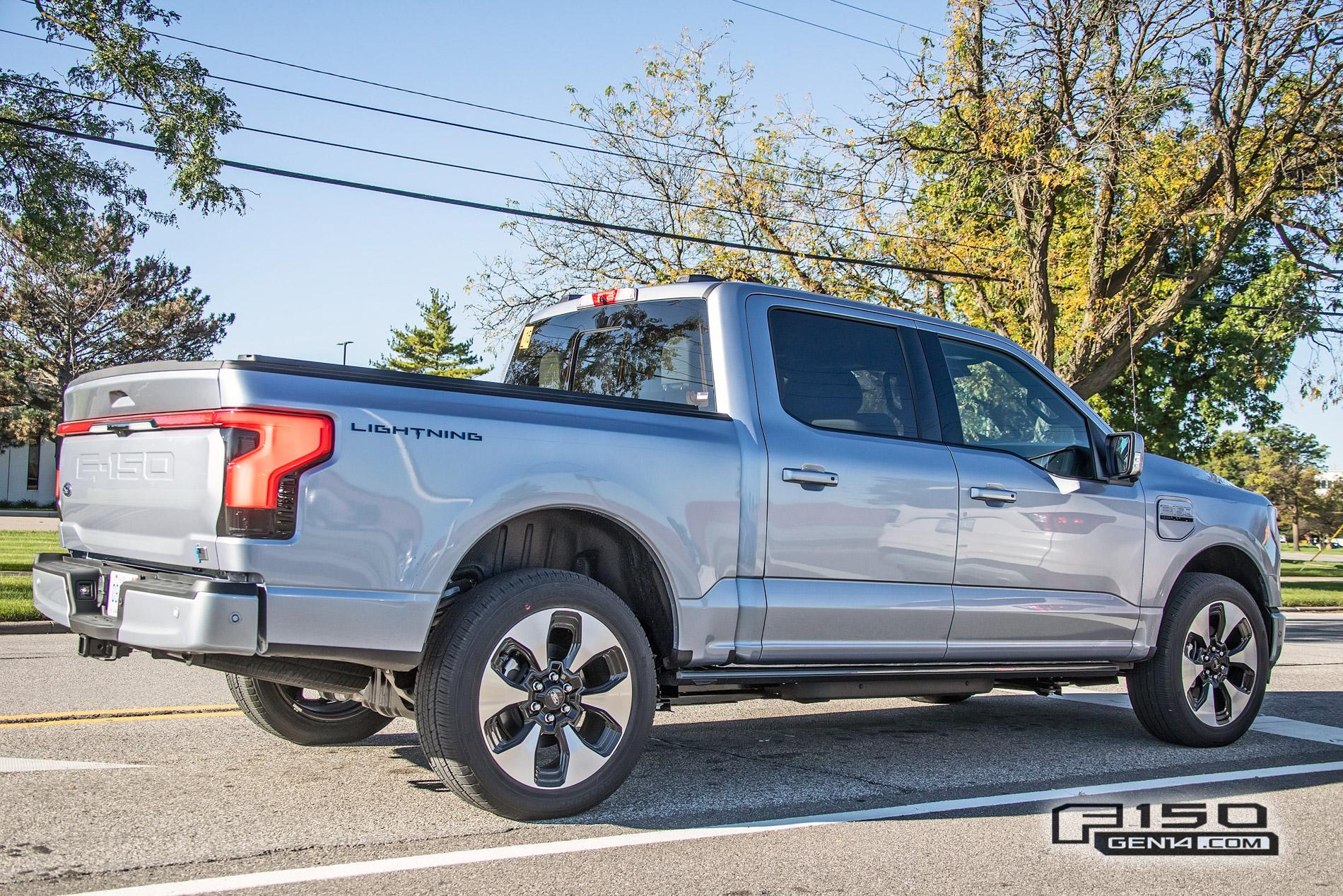 Ford F-150 Lightning ICONIC SILVER F-150 Lightning Photos & Club Iconic Silver F150 Lightning EV Pickup Truck 9