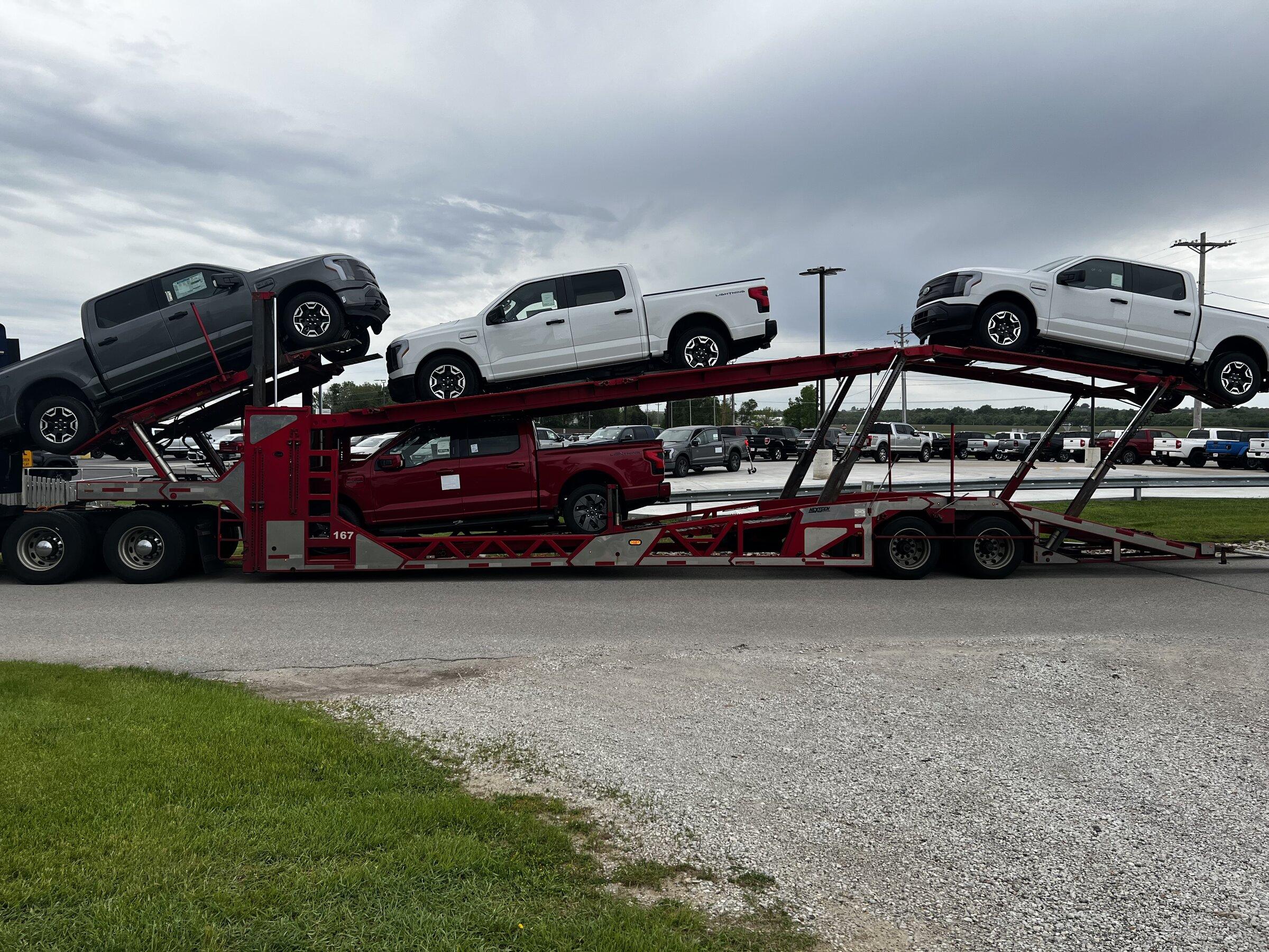 First Batch of F150 Lightnings Arriving at Granger Motors Ford
