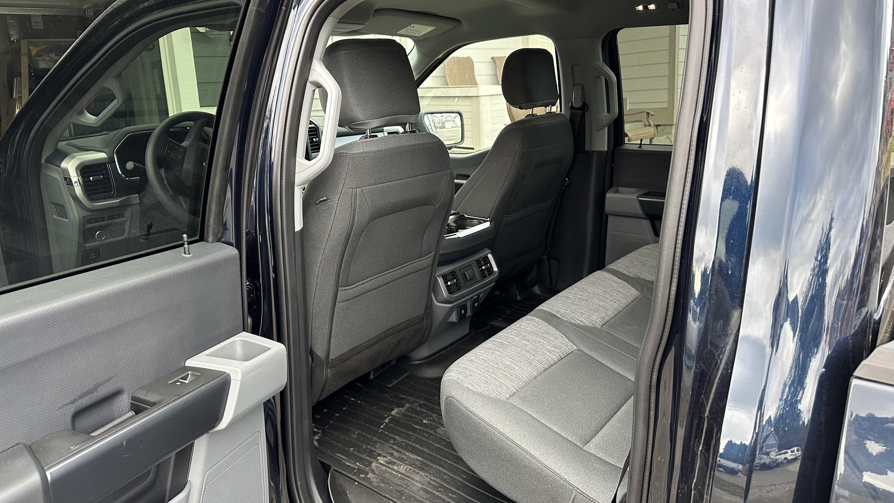 Ford F-150 Lightning Changed Pro Seats to XLT Seats by changing OEM seat covers IMG-5726