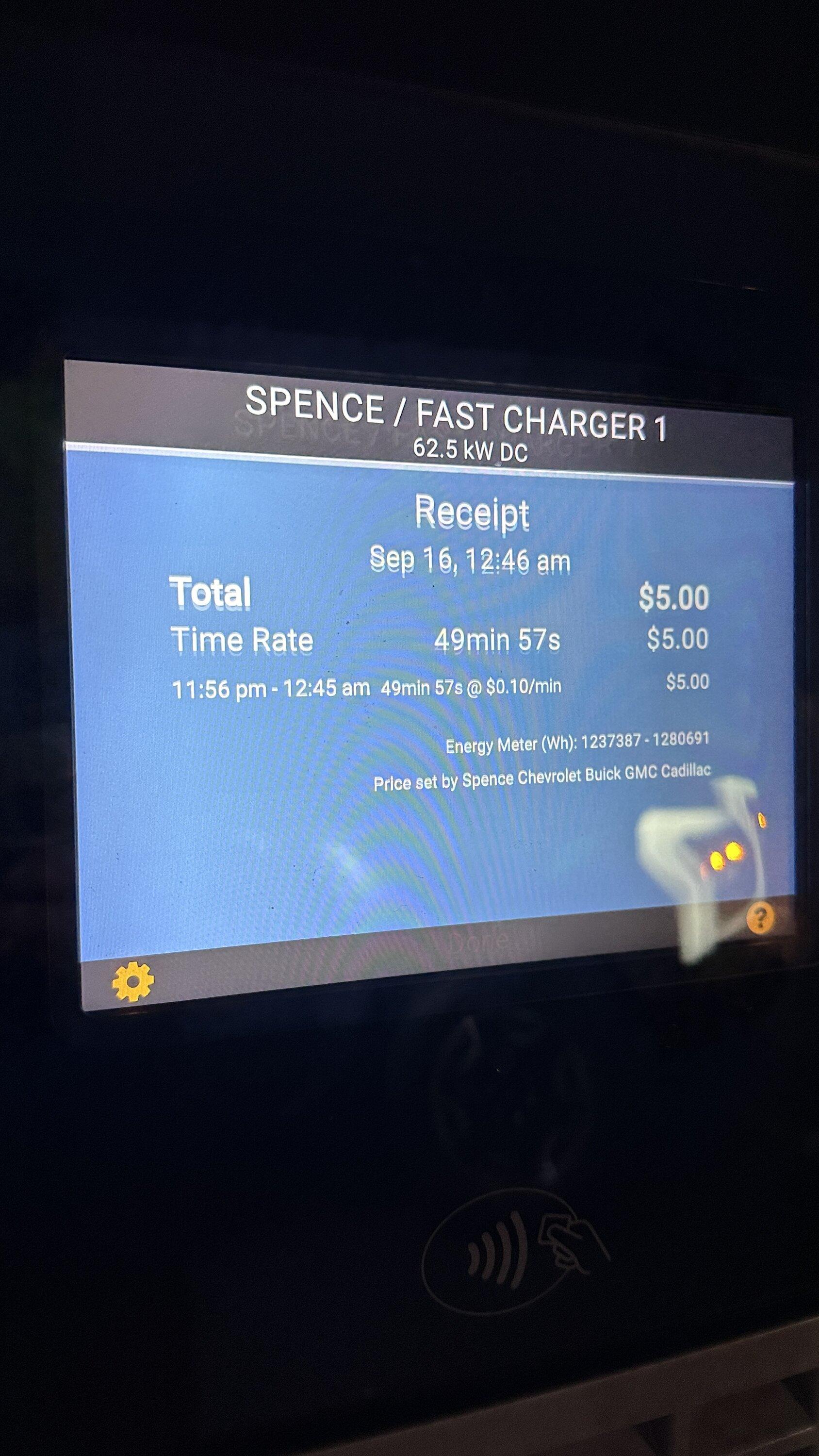 Ford F-150 Lightning Comparison: EA vs CP vs EVgo trip charging IMG-6843