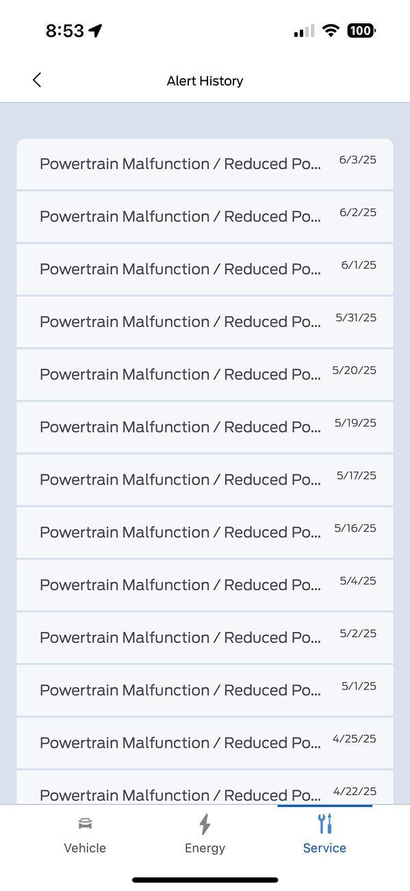 Ford F-150 Lightning Powertrain Malfunction/ Reduced Power IMG_0179