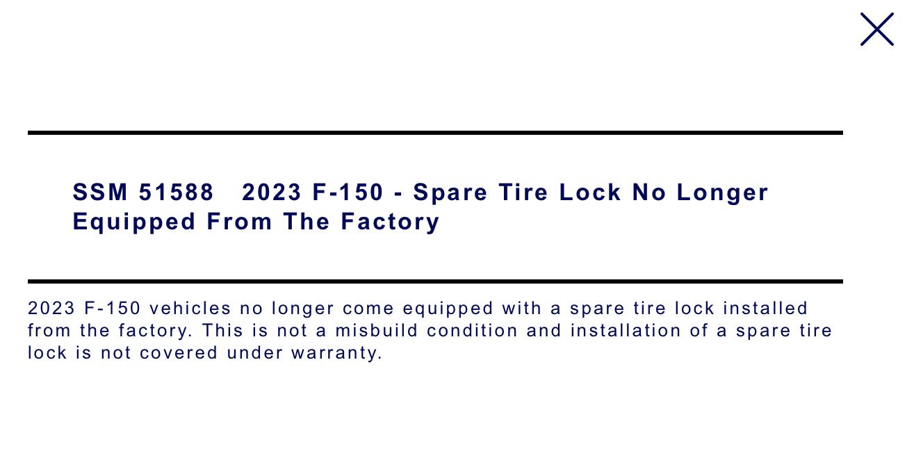 Ford F-150 Lightning Spare tire lock IMG_0195