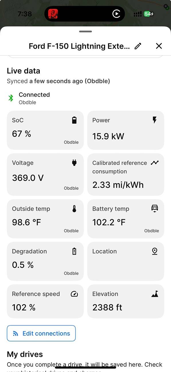 Ford F-150 Lightning Battery temp, charging speeds, degradation questions. IMG_0318