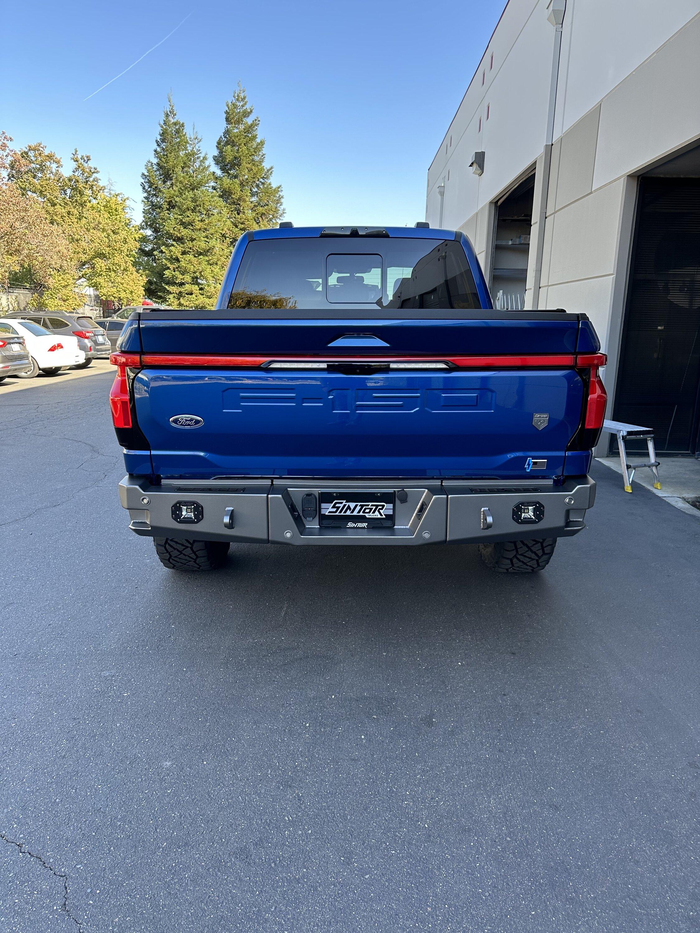 Ford F-150 Lightning 2" Lift, 35" Nittos, 20" Fuel Wheels and Front and Rear Sinister Bumpers img_0322-