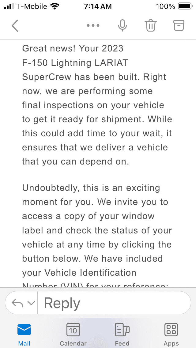 Ford F-150 Lightning ✅ 8/28/2023 Lightning Build Week Group (MY2023) IMG_0359