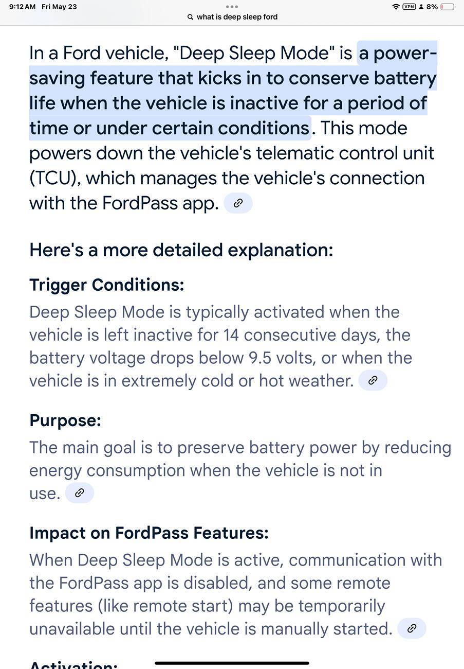 Ford F-150 Lightning "Vehicle in Battery Saver Mode" Please drive IMG_0361