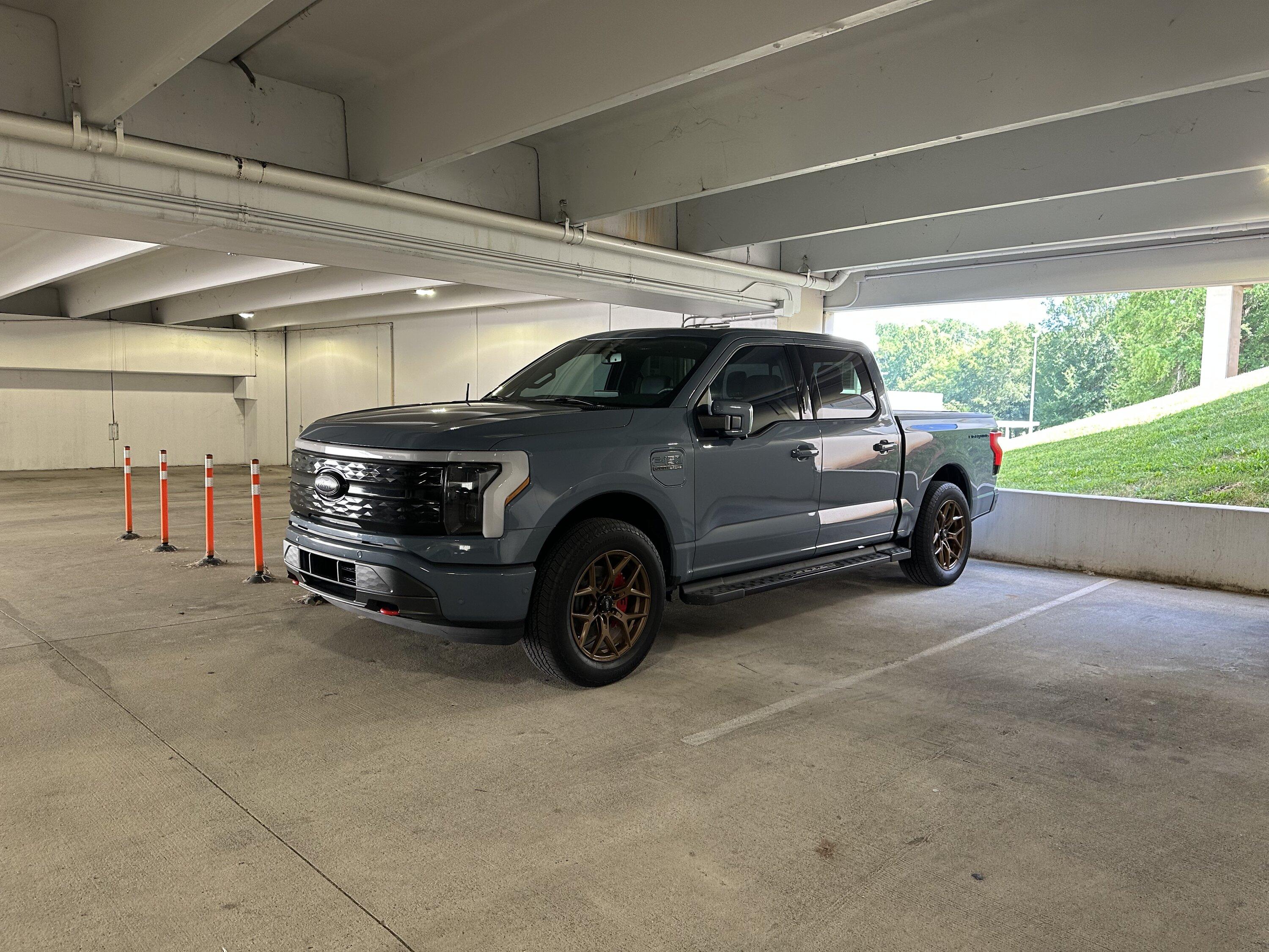 Ford F-150 Lightning AZURE GRAY F-150 Lightning Photos & Club IMG_0508