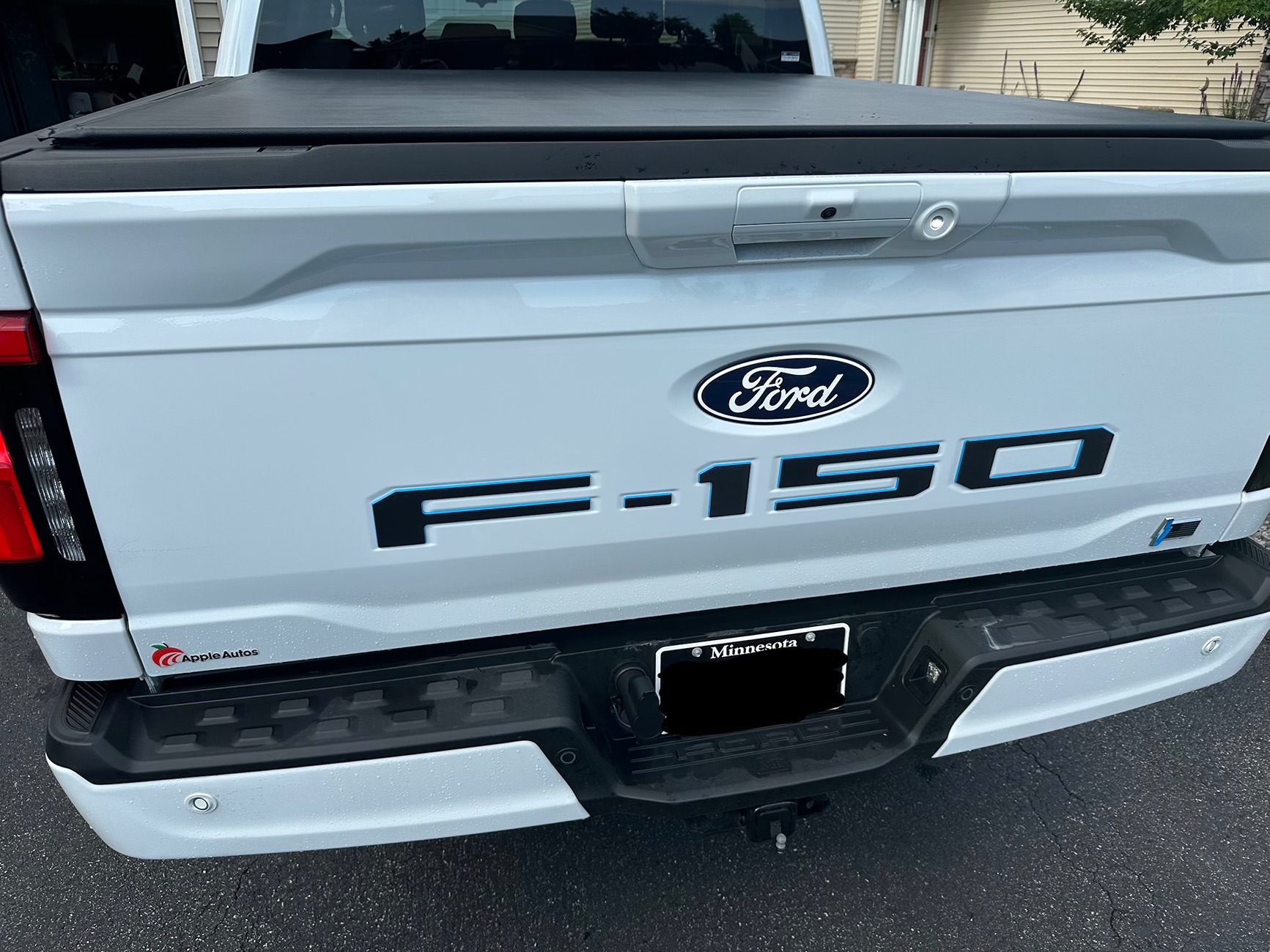 Ford F-150 Lightning 3D printed tailgate decals IMG_0577