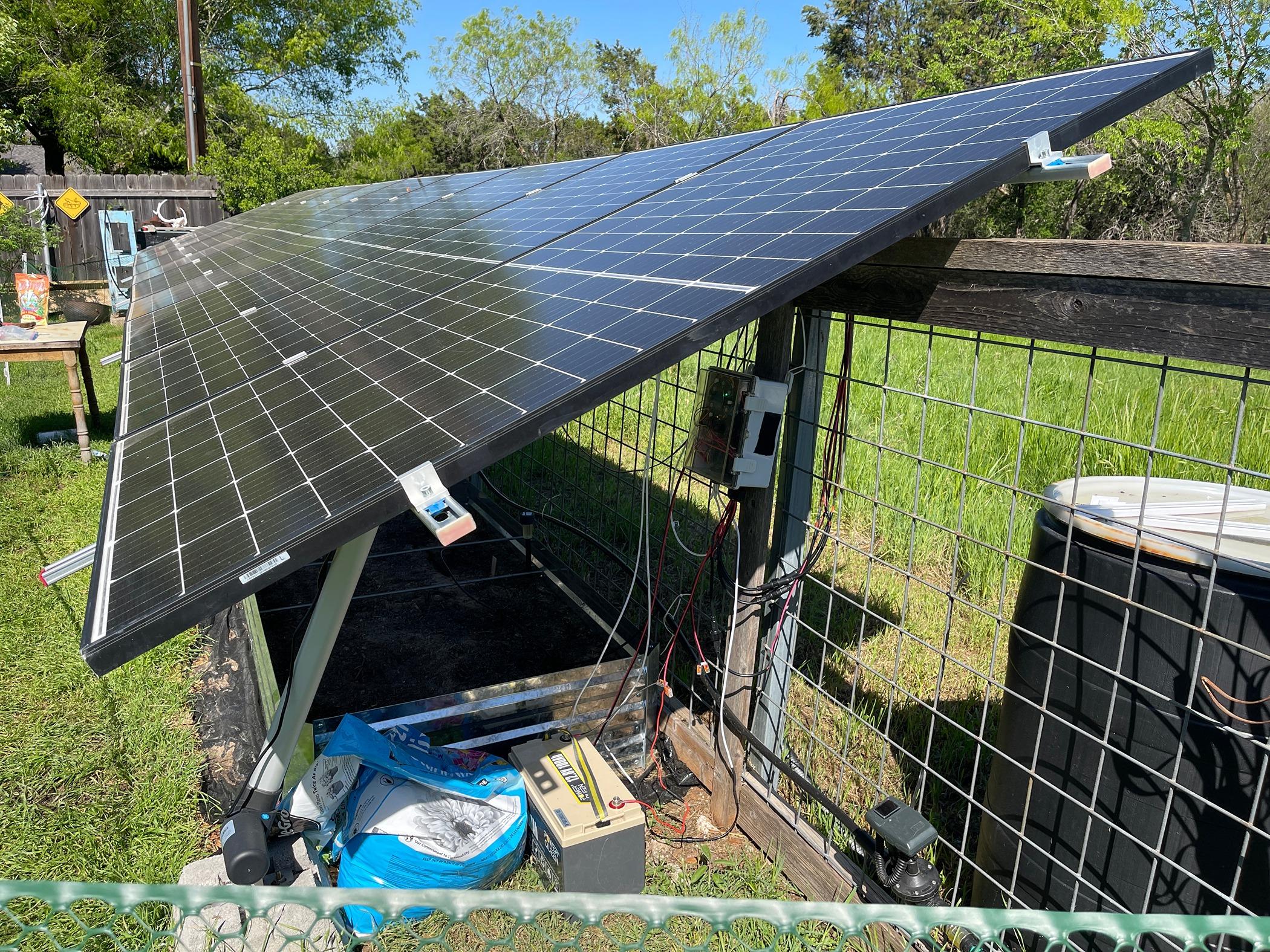 Ford F-150 Lightning Lightning off-grid charging Solar Array Build w/Agrivoltaics IMG_0608.JPG