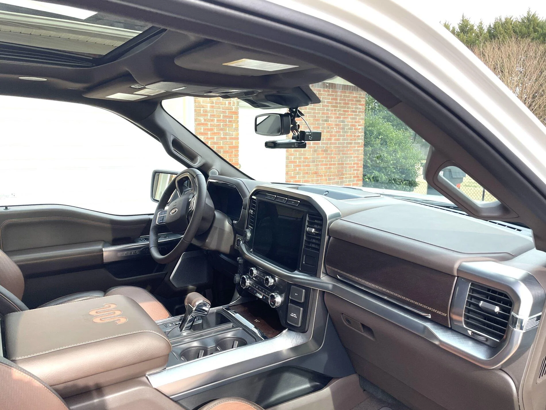 Ford F-150 Lightning Dash Cam Placement IMG_0721