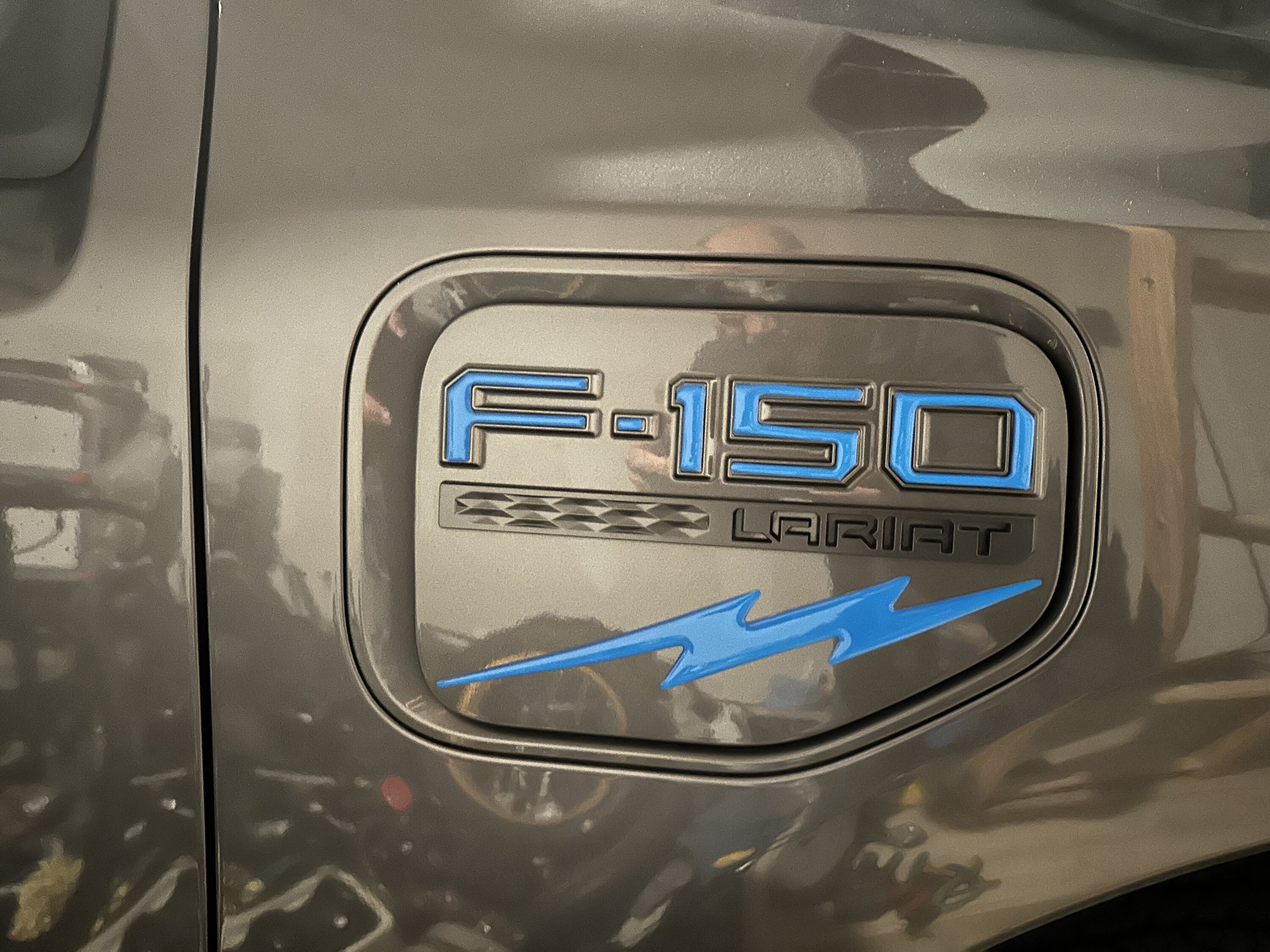 Ford F-150 Lightning Outline emblem upgrade IMG_0789