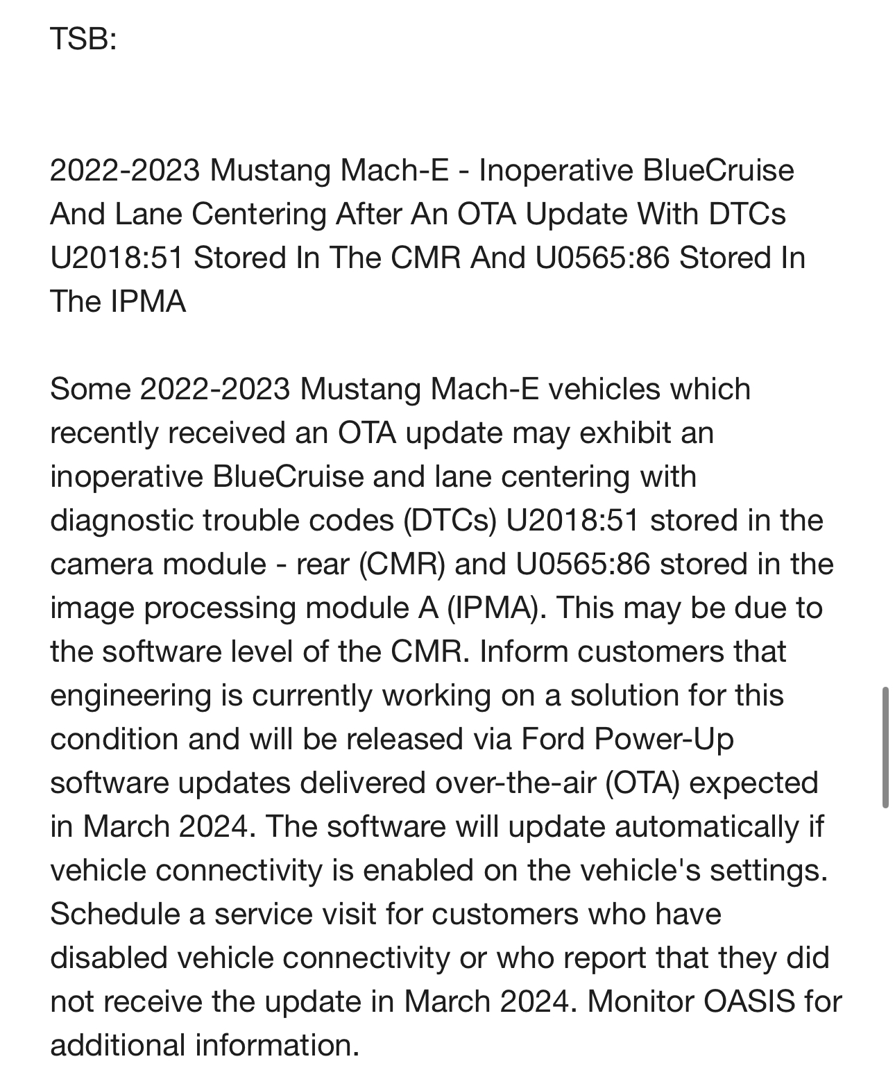 Ford F-150 Lightning Blue cruise Not working since SW 6.13 update IMG_0807