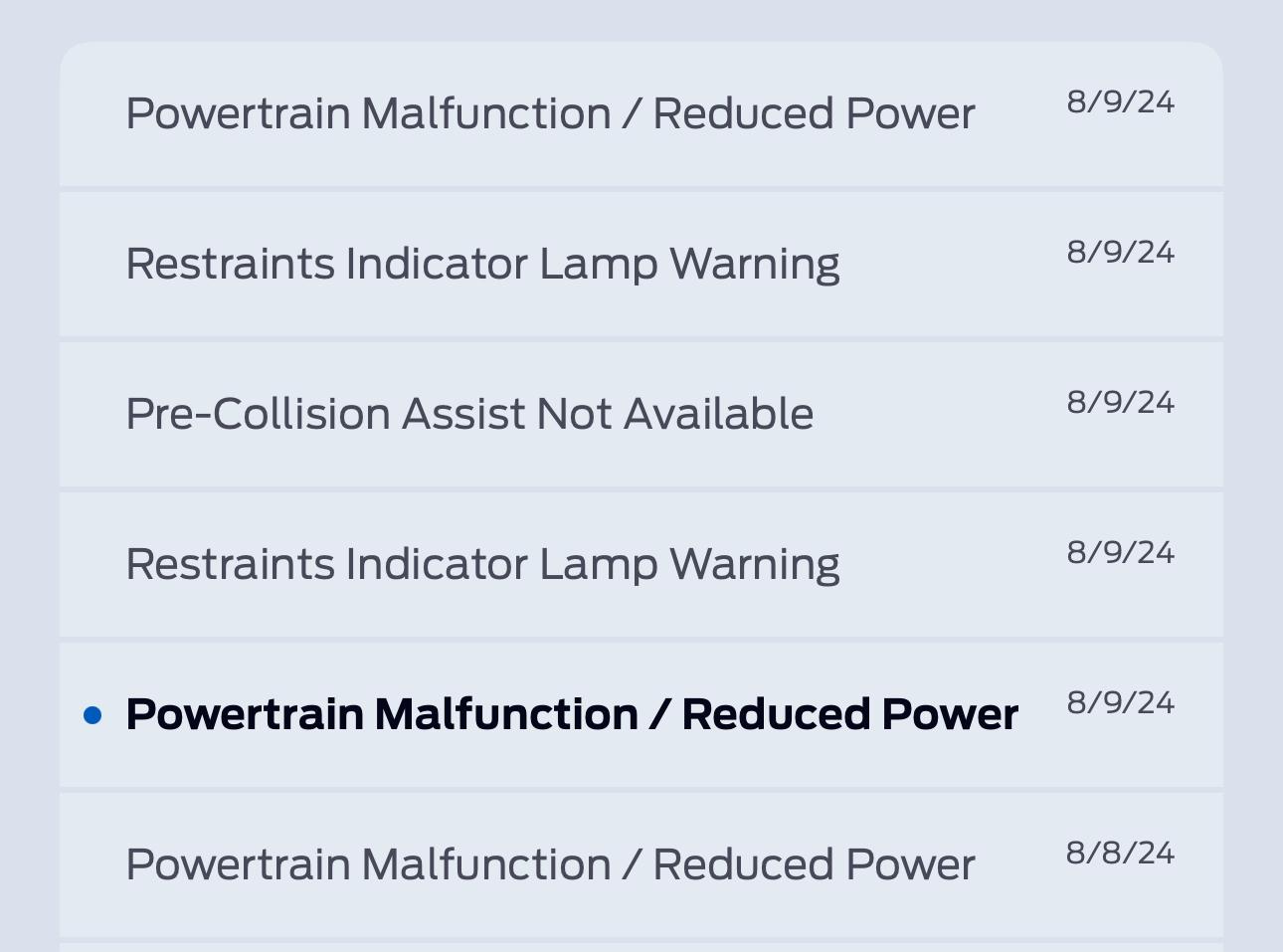 Ford F-150 Lightning Powertrain Malfunction / Reduced Power Followed by 3 more issues. IMG_0847
