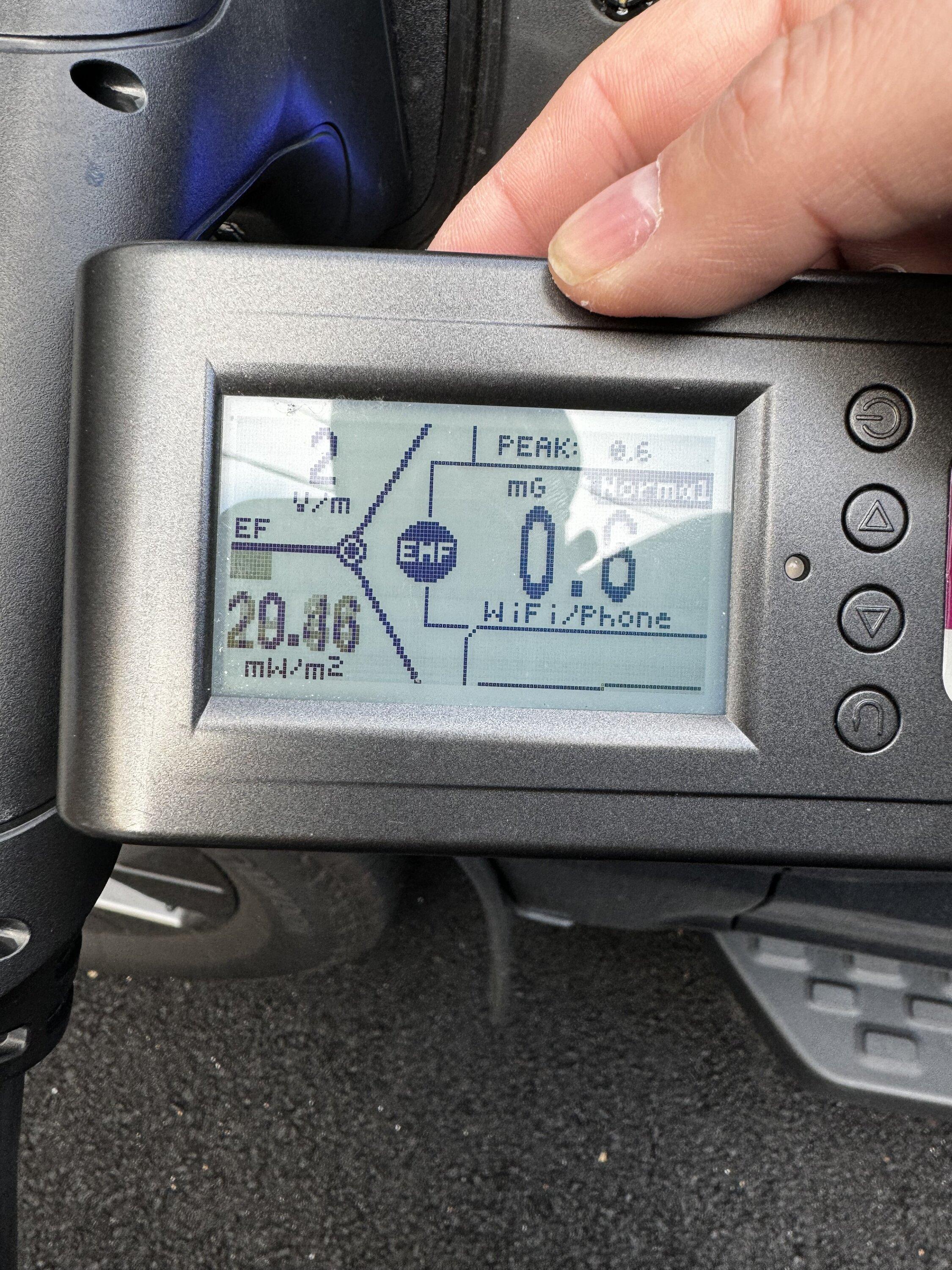 Ford F-150 Lightning EMF readings while charging IMG_1012