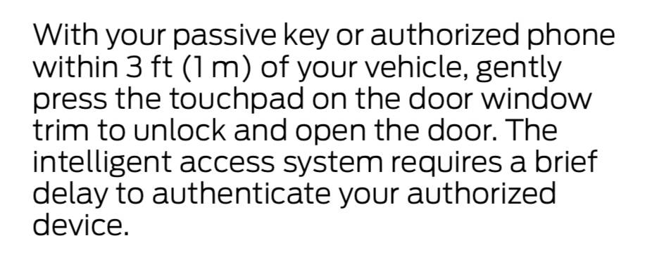 Ford F-150 Lightning PAAK door unlock - drivers side IMG_1154