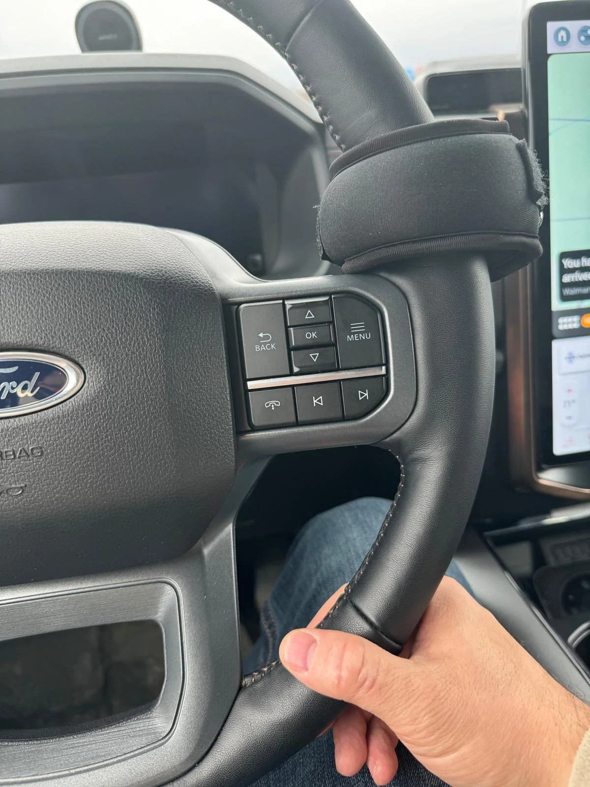 Ford F-150 Lightning “Hands on steering wheel” sensor not recognizing my hands IMG_1212