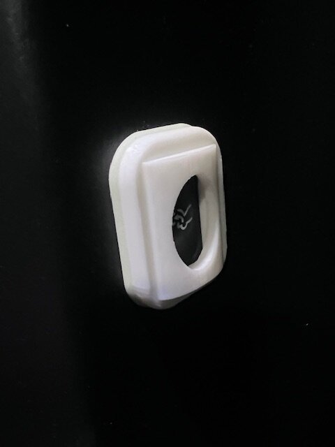 Ford F-150 Lightning Frunk Emergency Release Button Cover IMG_1441