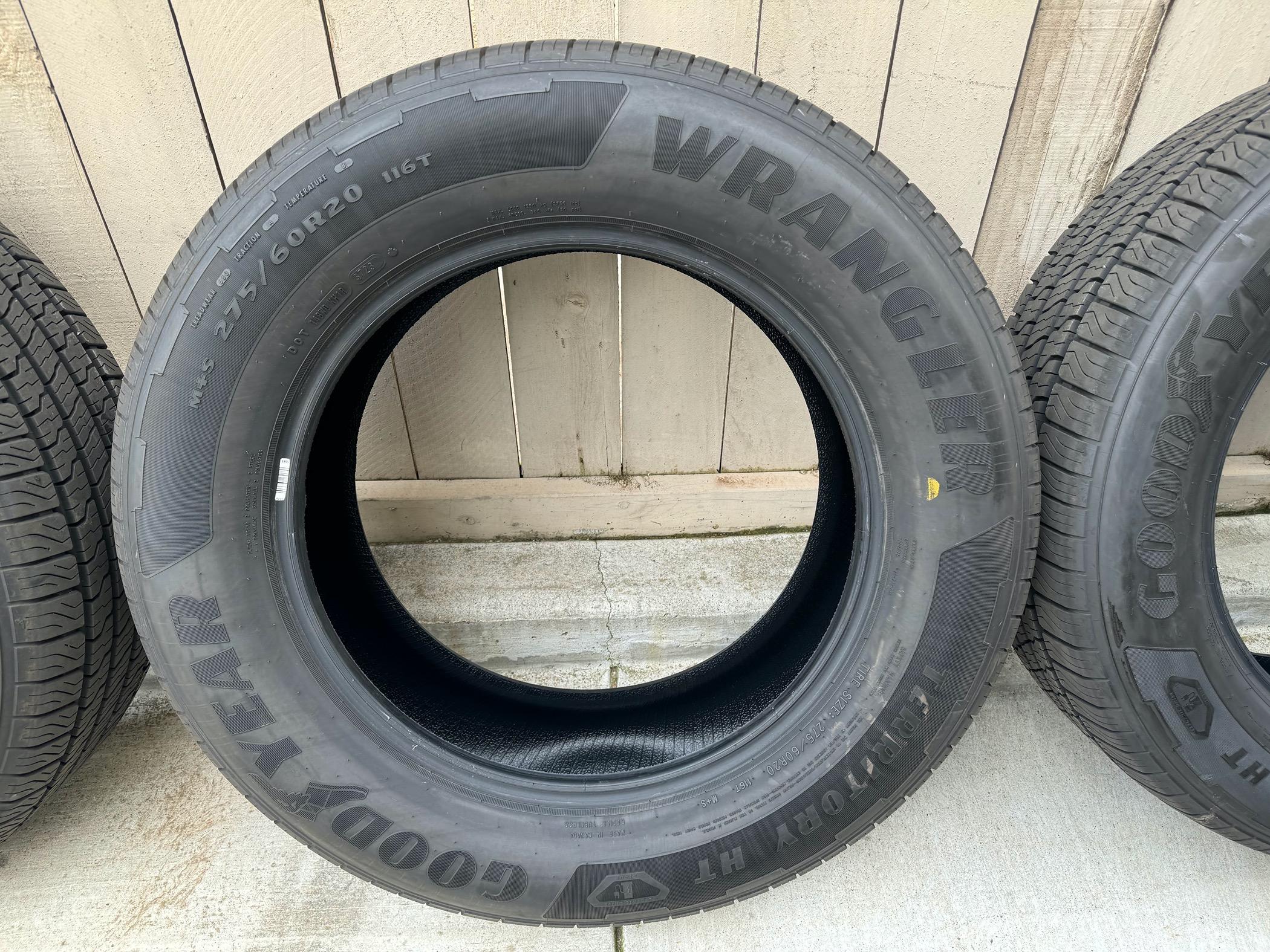 Ford F-150 Lightning Goodyear Wrangler Territory HT 275-60R20 116T 11/32" Tread 700 Miles $500 San Diego, CA IMG_1564