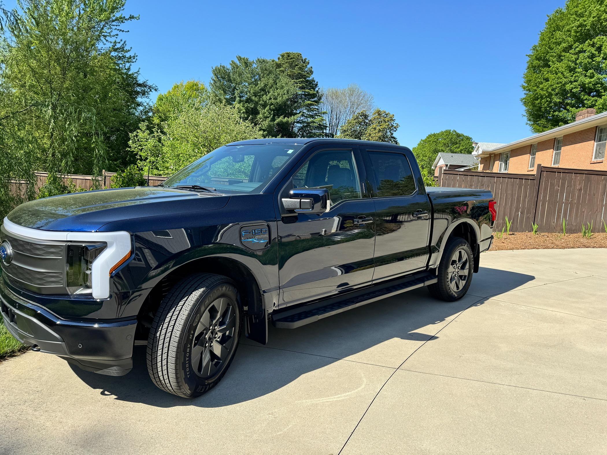 Ford F-150 Lightning Mud flaps install - DIY how to for F-150 Lightning IMG_1592