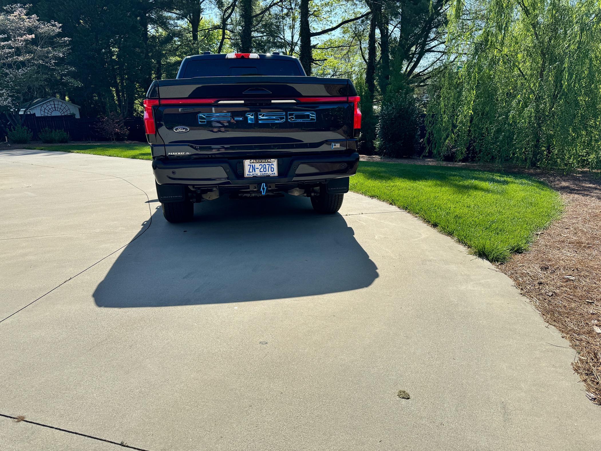 Ford F-150 Lightning Mud flaps install - DIY how to for F-150 Lightning IMG_1594