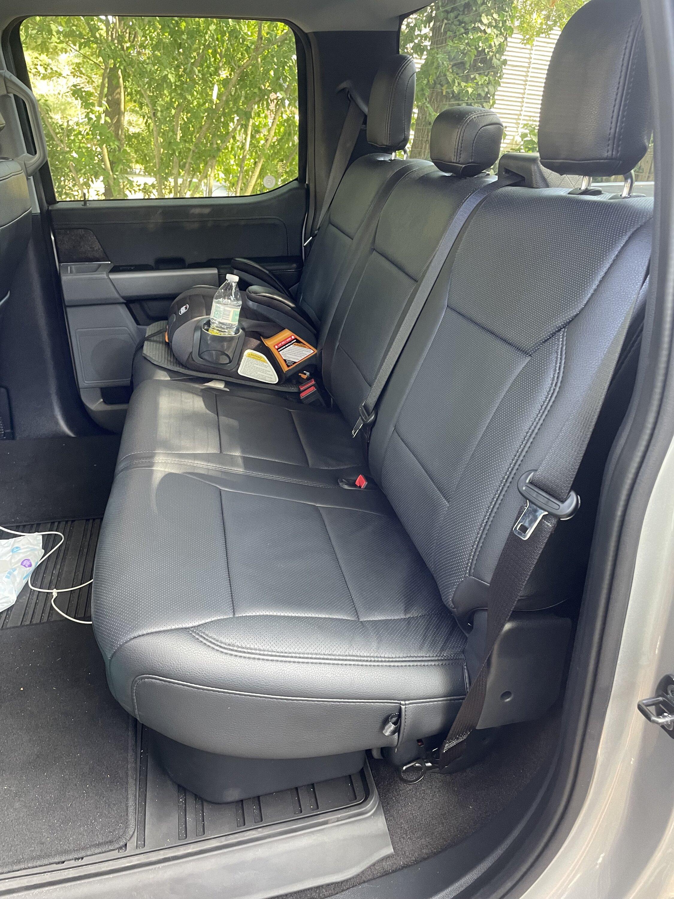 Ford F-150 Lightning Adding Leather Seats IMG_1600