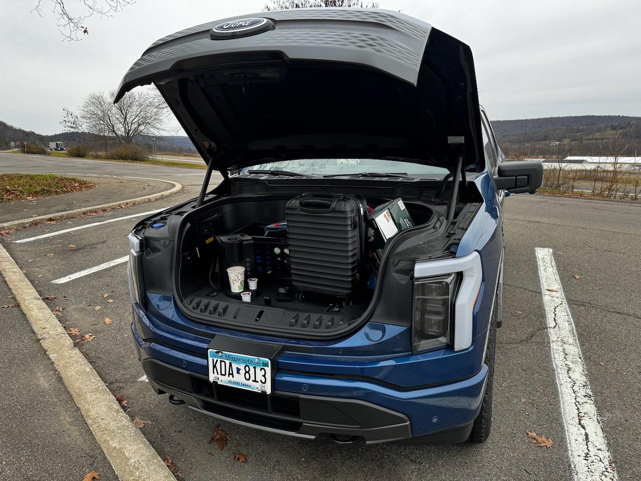 Ford F-150 Lightning First trip after switching from Tesla. IMG_1746