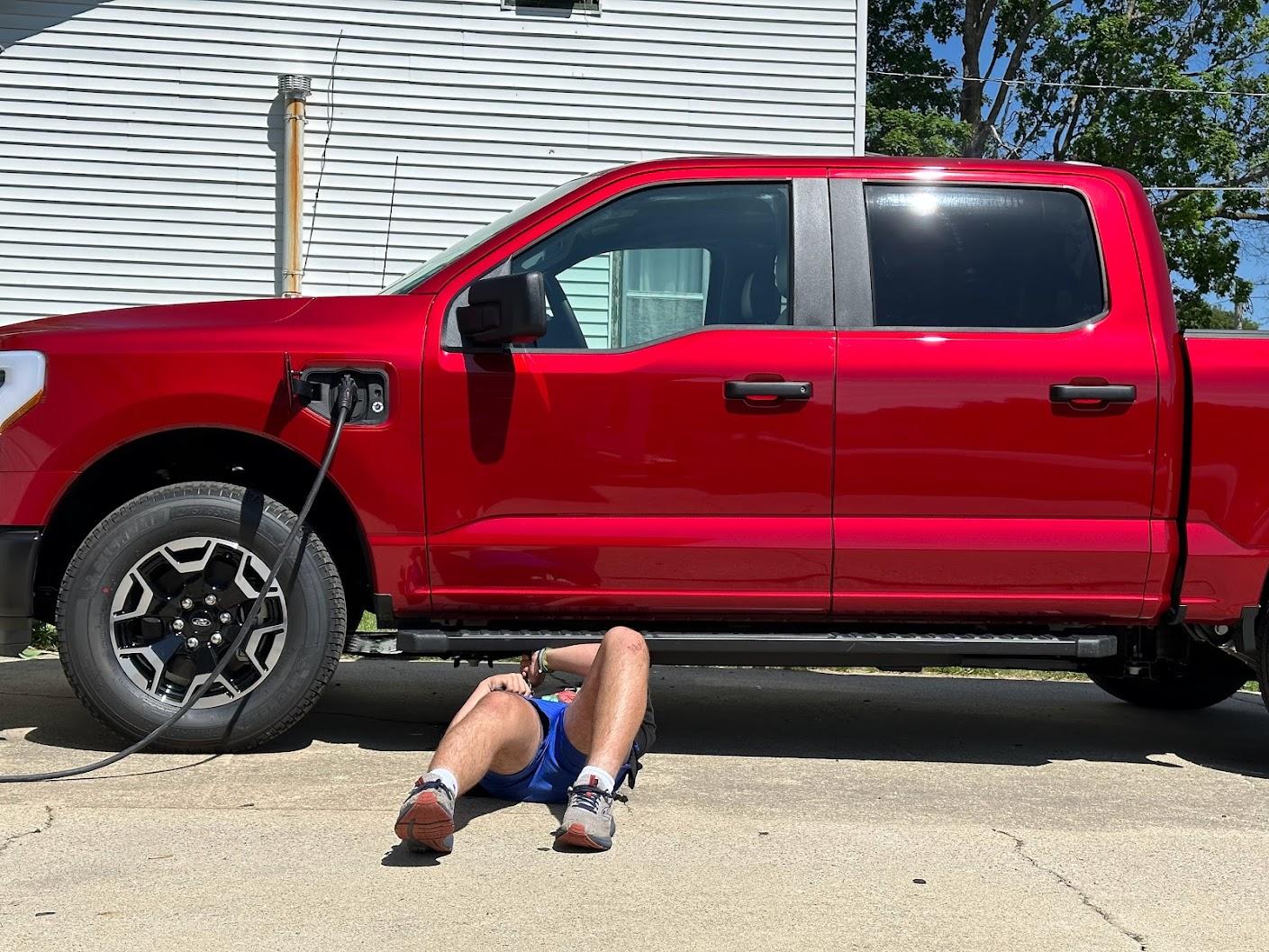 Ford F-150 Lightning PRO Pickup tomorrow. How I am prepared for price protection. IMG_1884