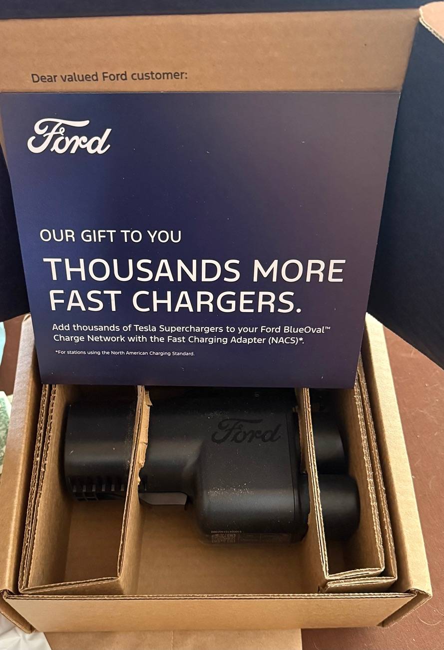 Ford F-150 Lightning ✅ Ford Resumes Shipping NACS Charging Adapters (February 2025 batch) IMG_1925