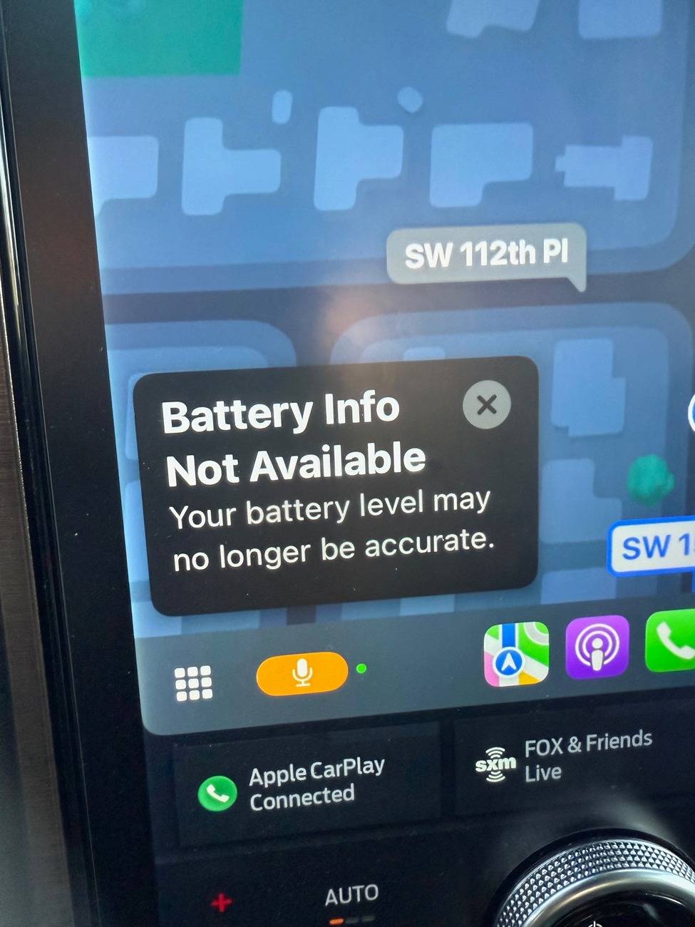 Ford F-150 Lightning Battery Level in Apple Carplay (Apple Maps) no longer available IMG_2006