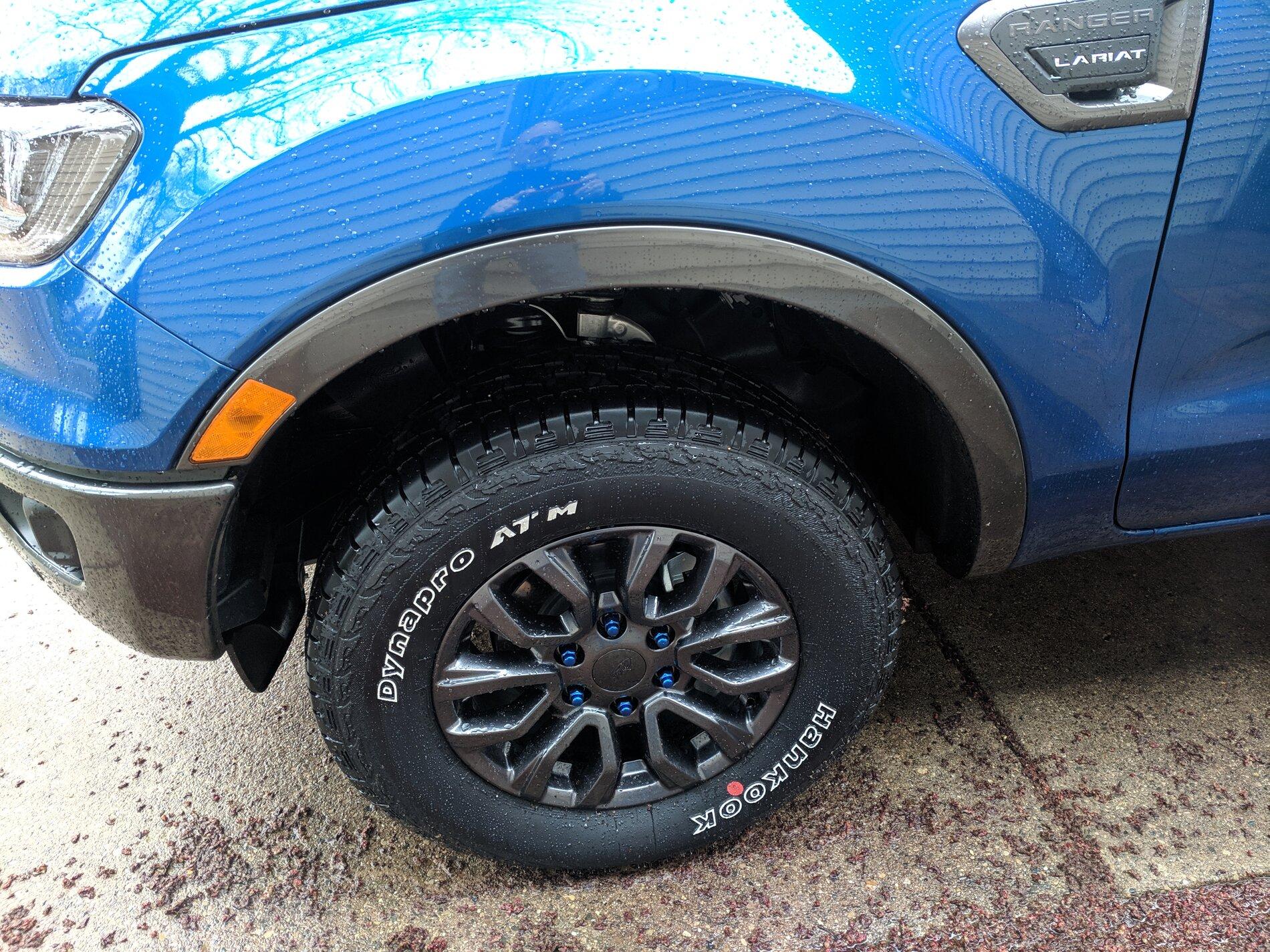 Ford F-150 Lightning Chrome skull caps replacing with black textured, it's a no go IMG_20190420_170037