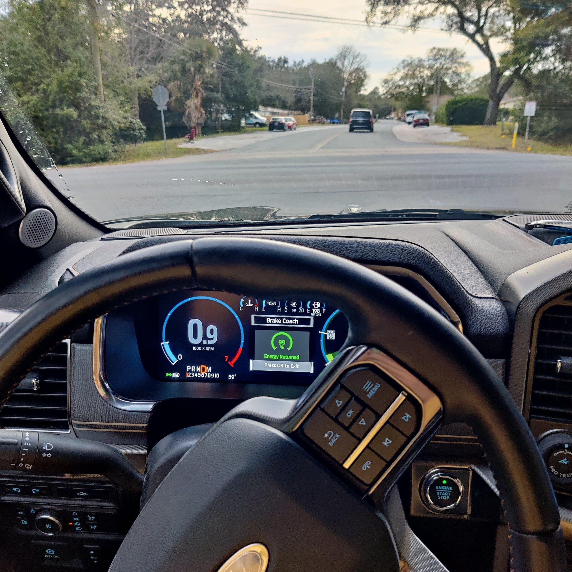 Ford F-150 Lightning Steering Wheel turned left, Truck was going straight.? IMG_20220112_162023