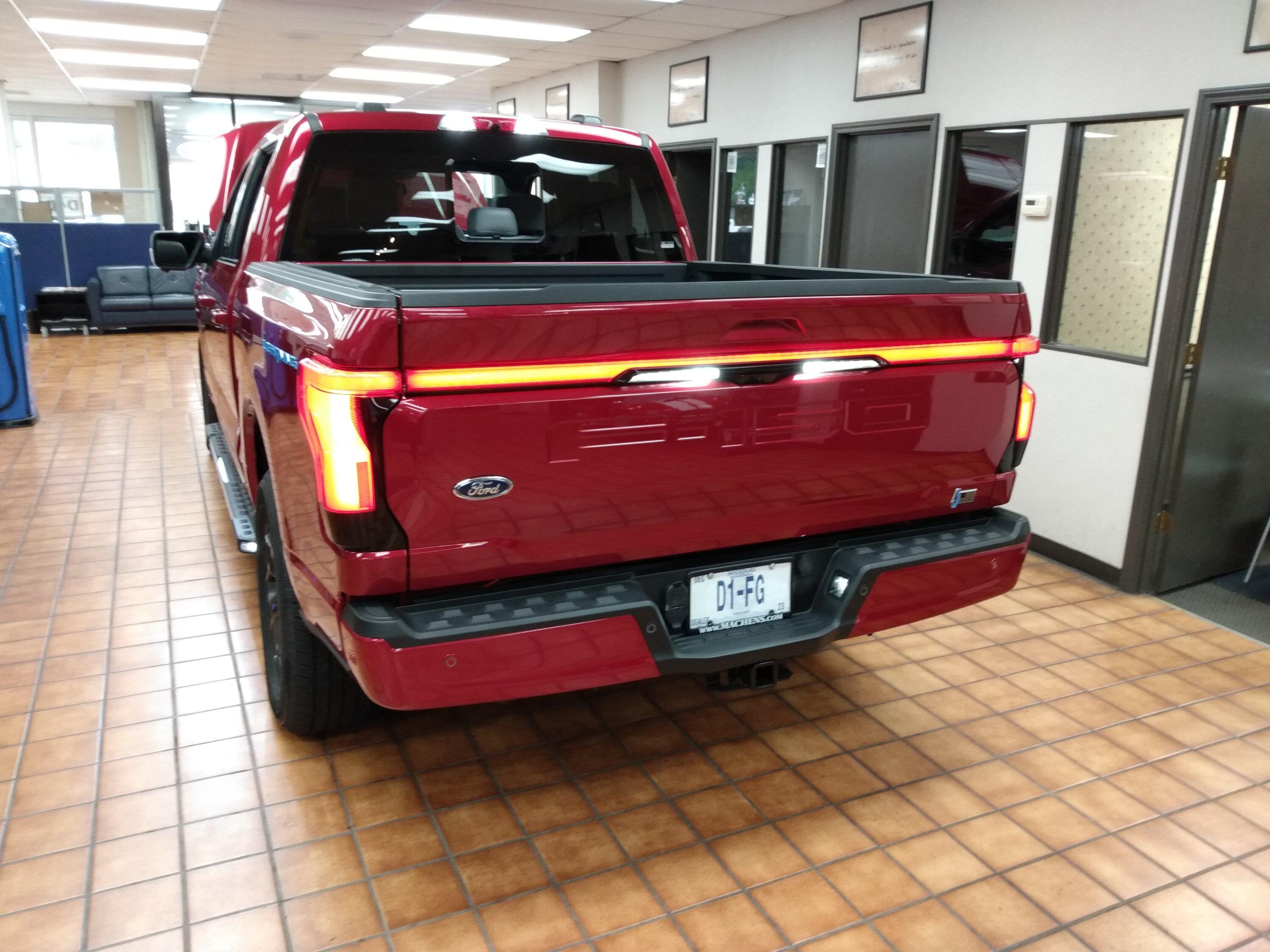 Ford F-150 Lightning RAPID RED F-150 Lightning Photos & Club IMG_20220726_110935853