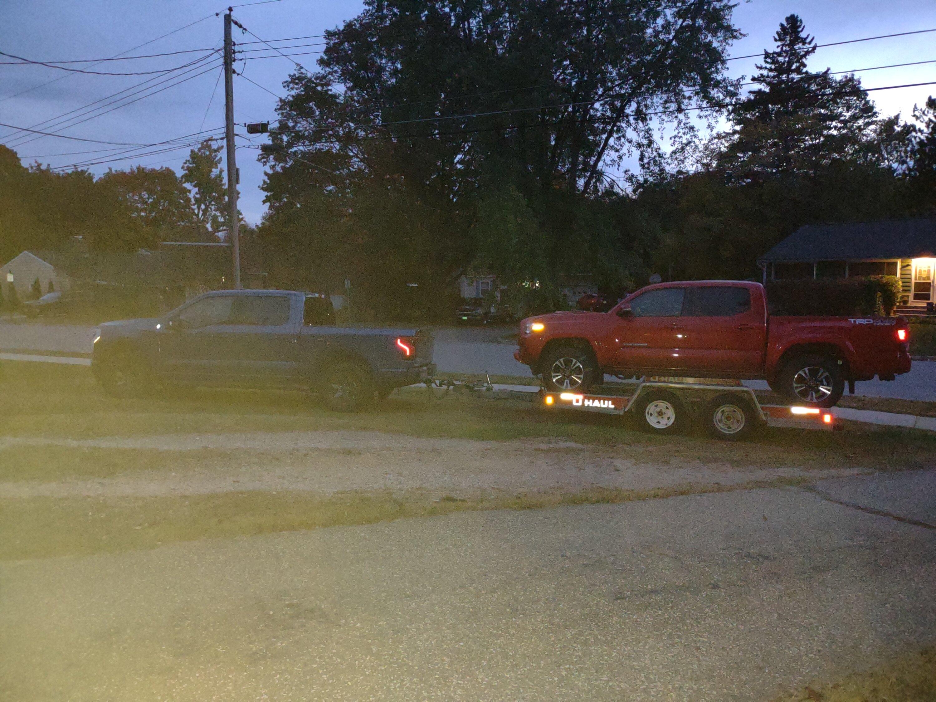 Ford F-150 Lightning Towing my truck with my truck IMG_20221012_183620350