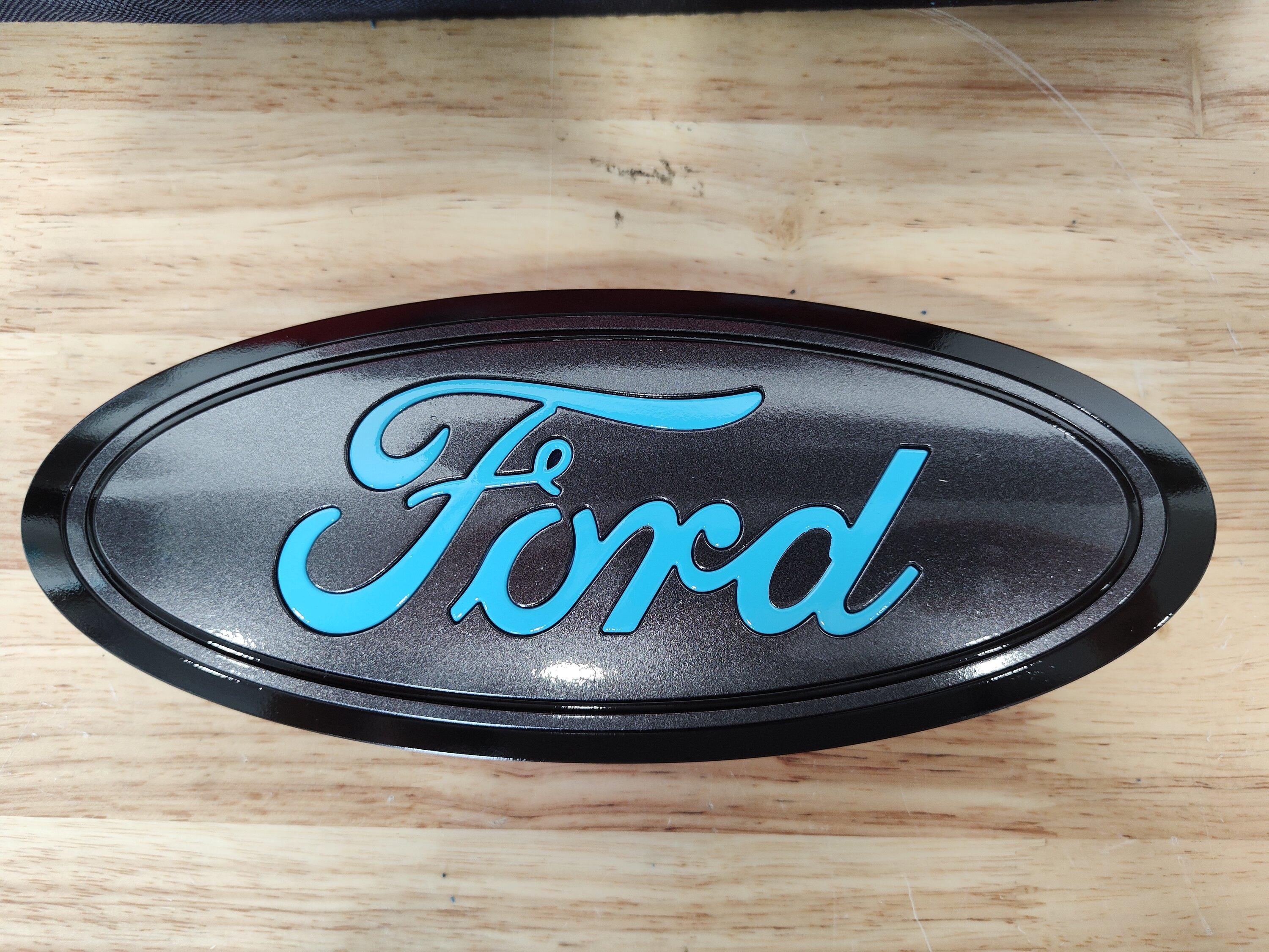 Ford F-150 Lightning Painted tail gate badge IMG_20240215_155542222