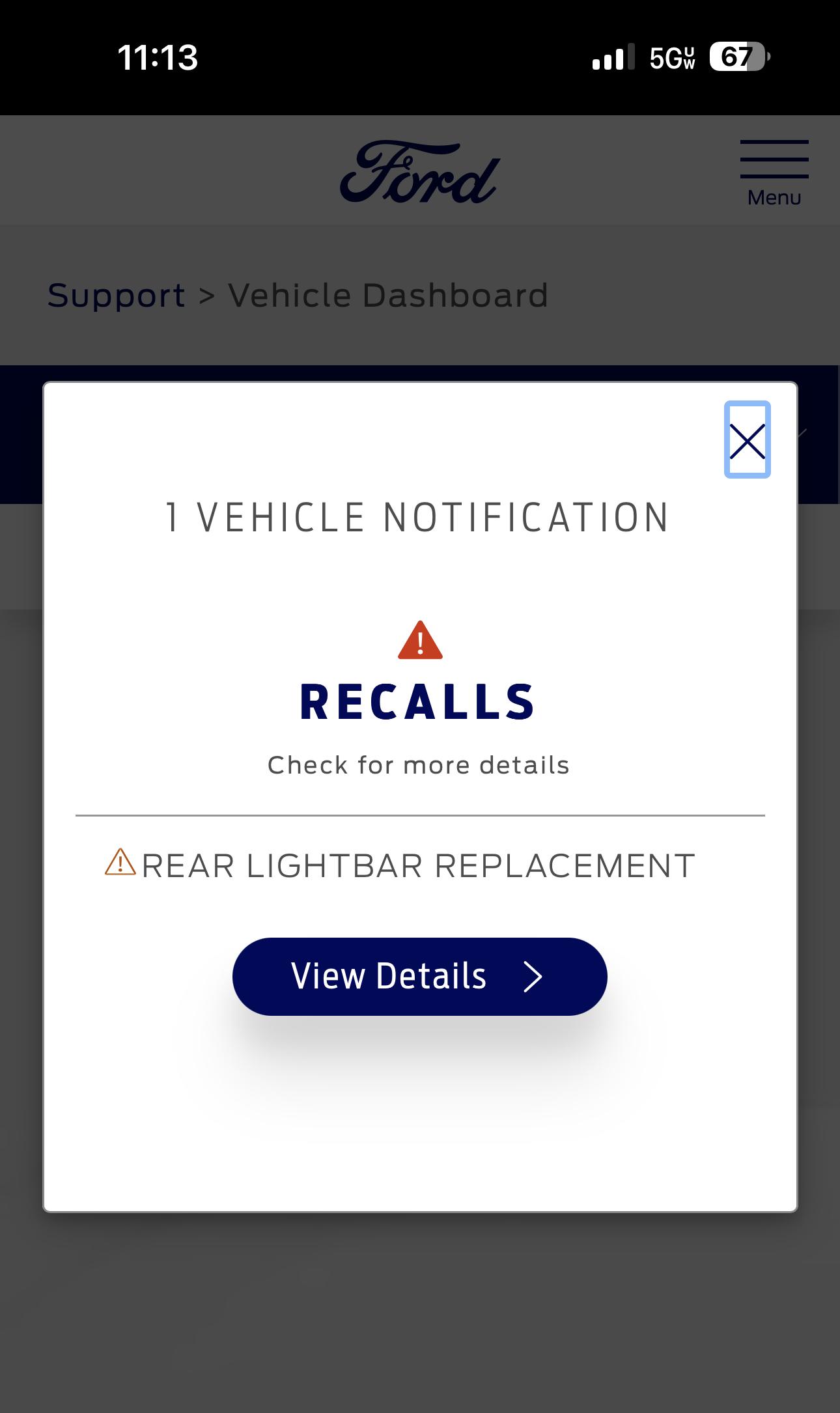 Ford F-150 Lightning TSB/Safety Recall 23S30: Rear Light bar Replacement for 2022-23 F-150 Lightning IMG_2227