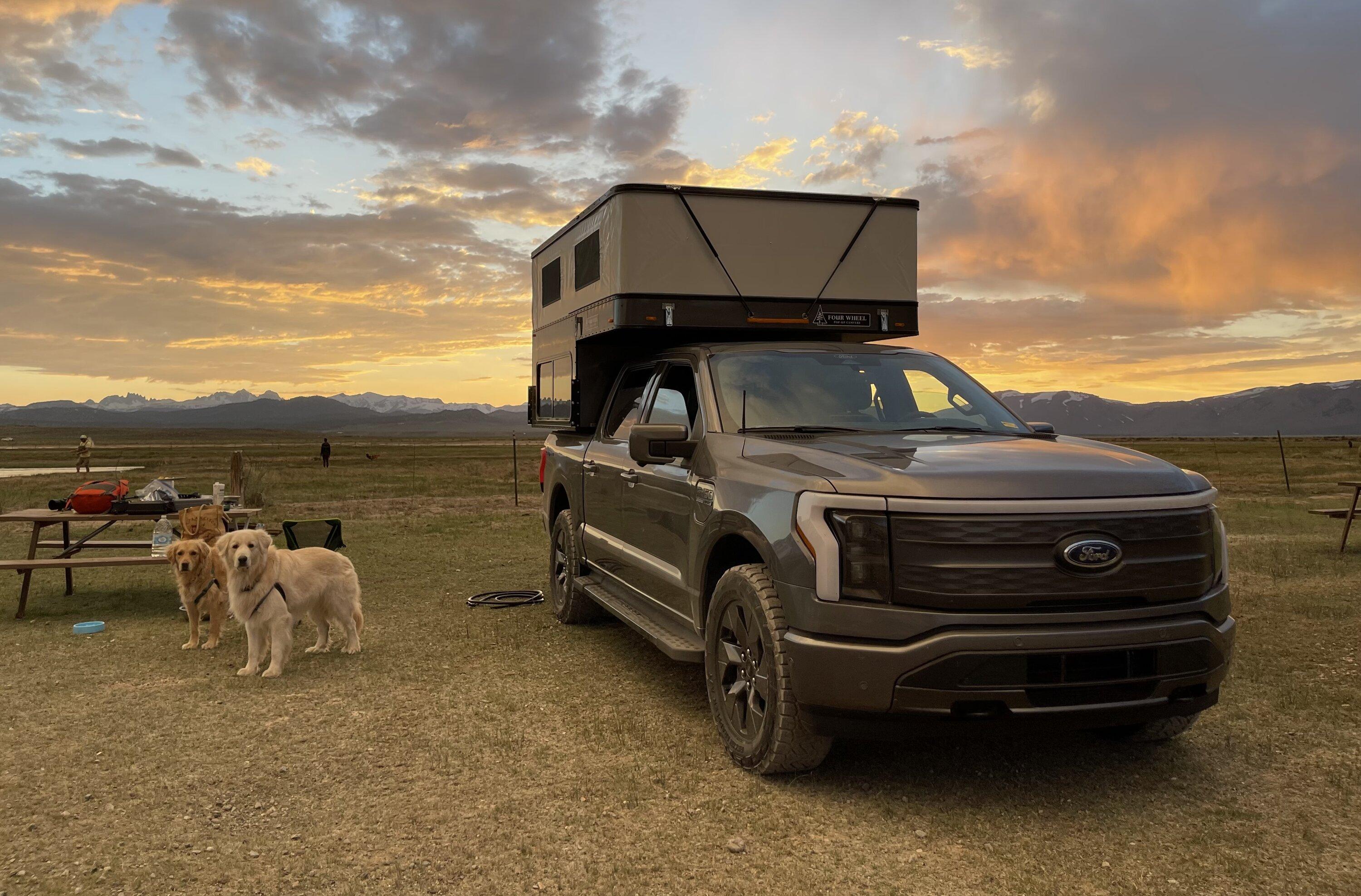 Ford F-150 Lightning My F-150 Lightning / Raven Slide In Camper Review Article For Four Wheel Camper IMG_2782