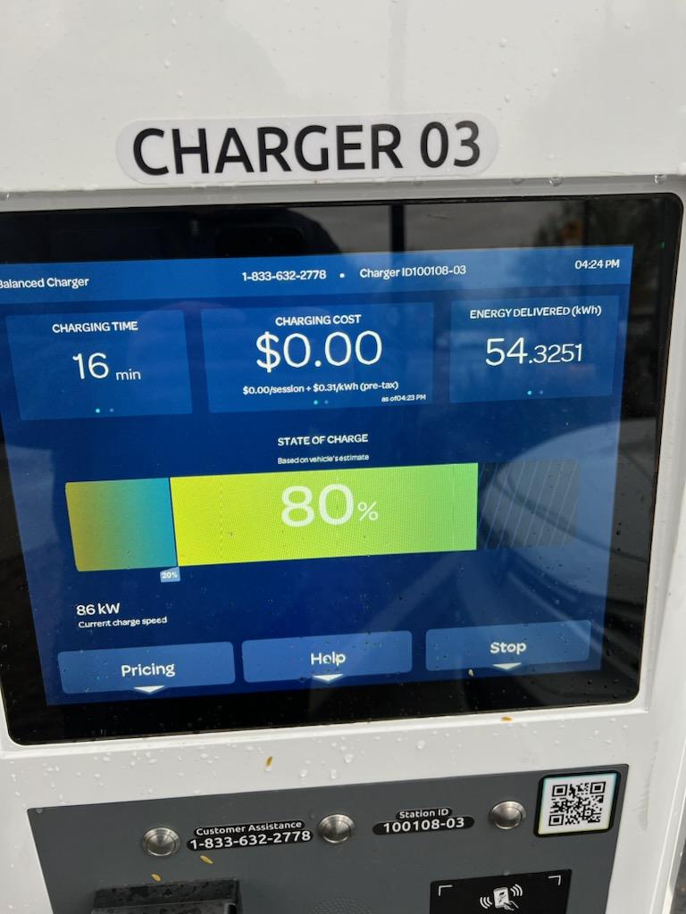 Ford F-150 Lightning Electrify America says these charging station locations have been upgraded (posted 12/14/22) IMG_2922.HEIC