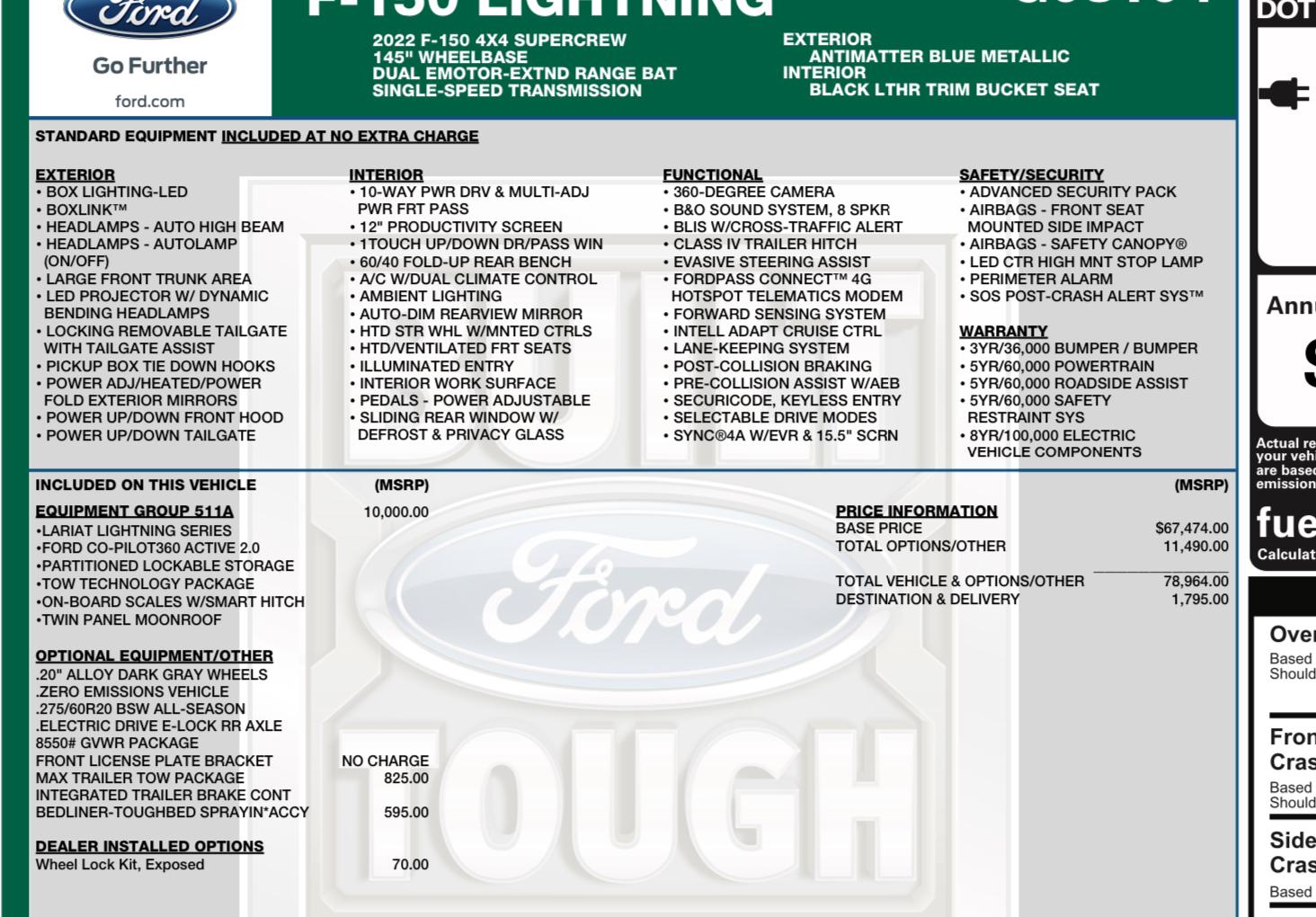 Ford F-150 Lightning BlueCruise Subscription Price Increased to $800/yr for All Renewals IMG_2975