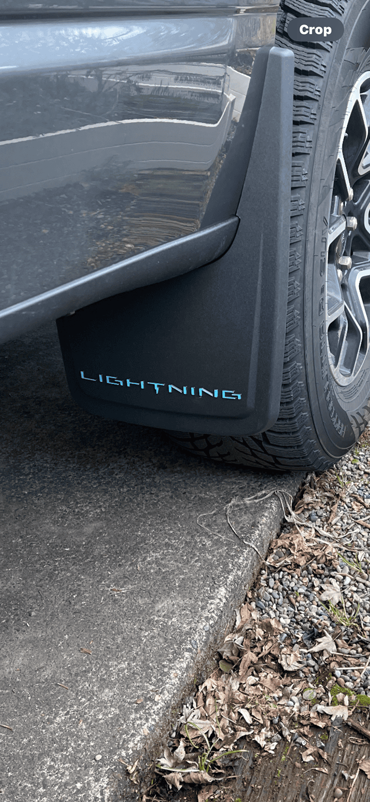 Ford F-150 Lightning Mudflaps with flair (using paint pen) IMG_3146.PNG