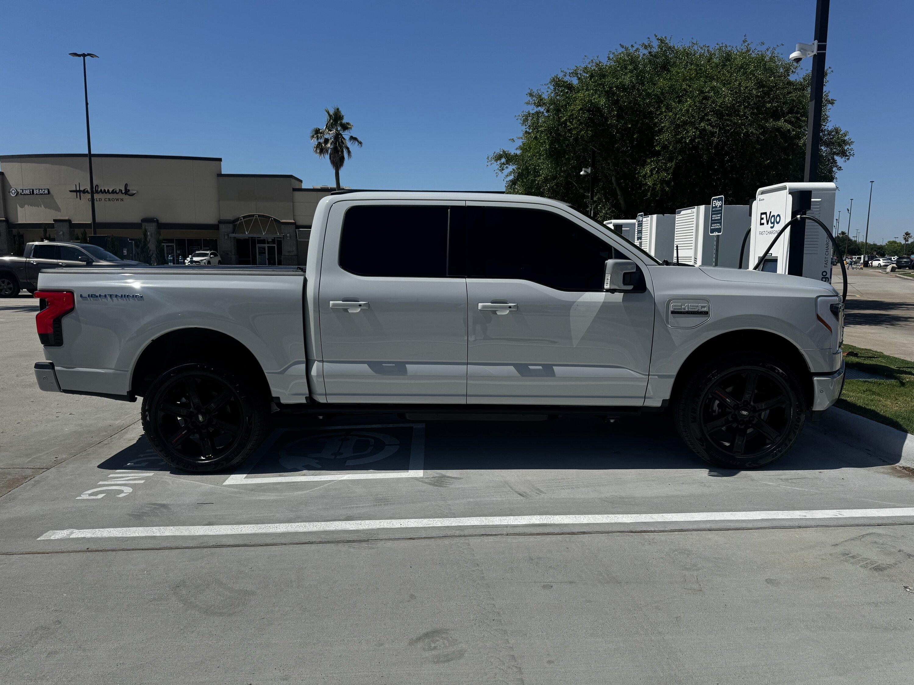 Ford F-150 Lightning Changed out Stock Wheels for Ford Performance Wheels IMG_3303