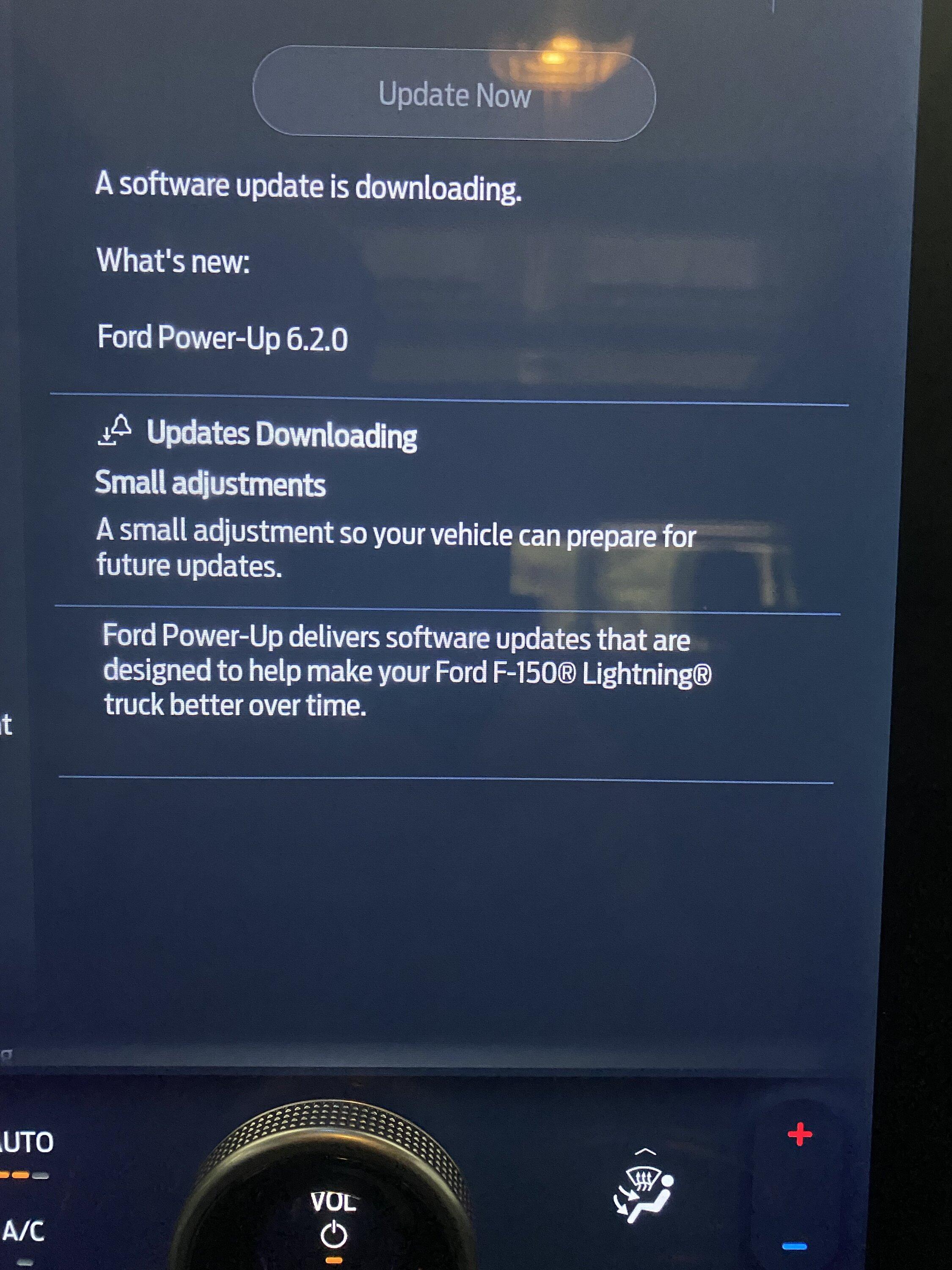 Ford F-150 Lightning Power-Up OTA 6.2.0 -  Small Adjustments IMG_3326