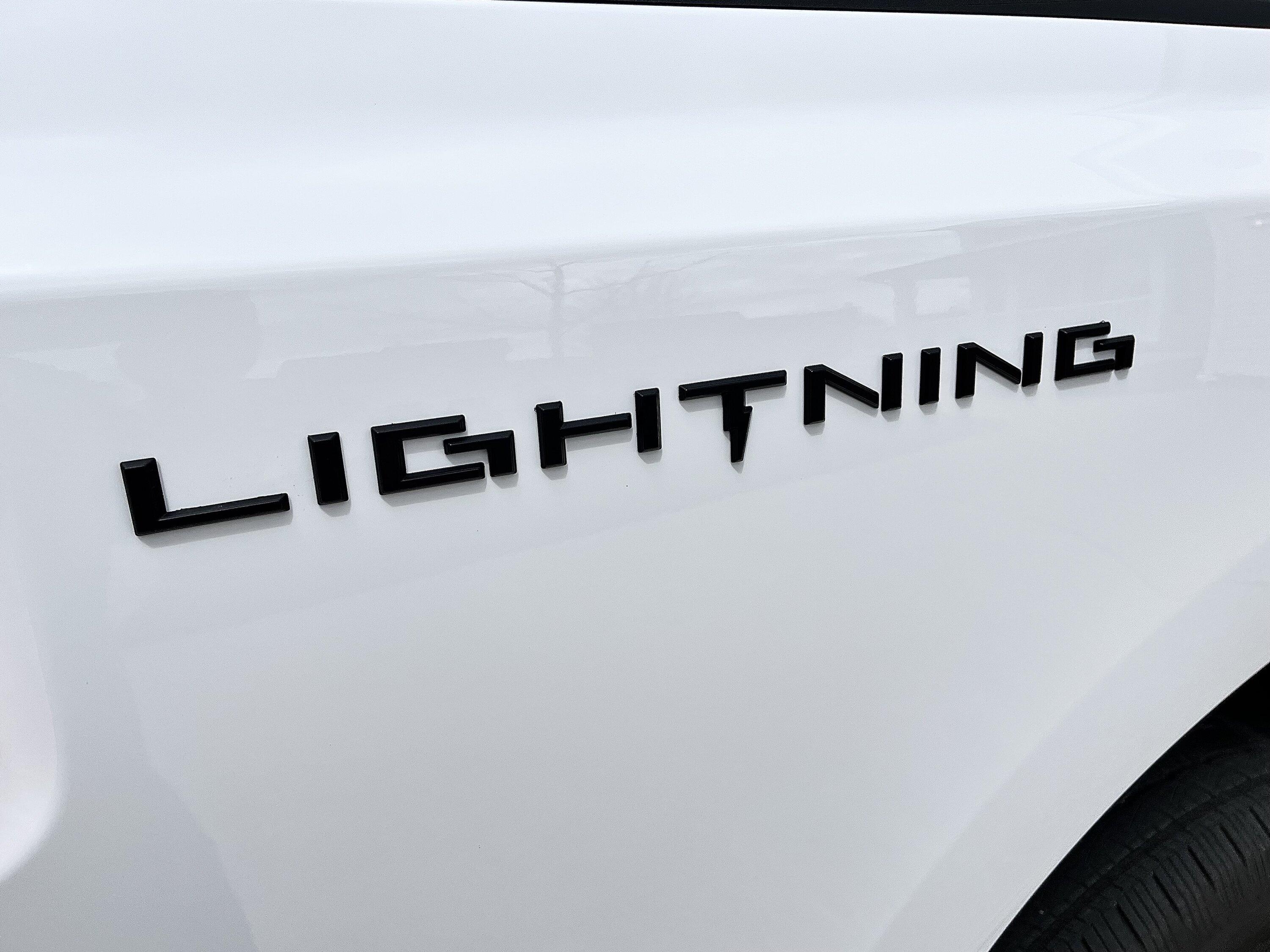 Ford F-150 Lightning Lightning Logo IMG_3408