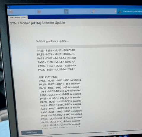 Ford F-150 Lightning Lightning Software Updates using FDRS IMG_3435