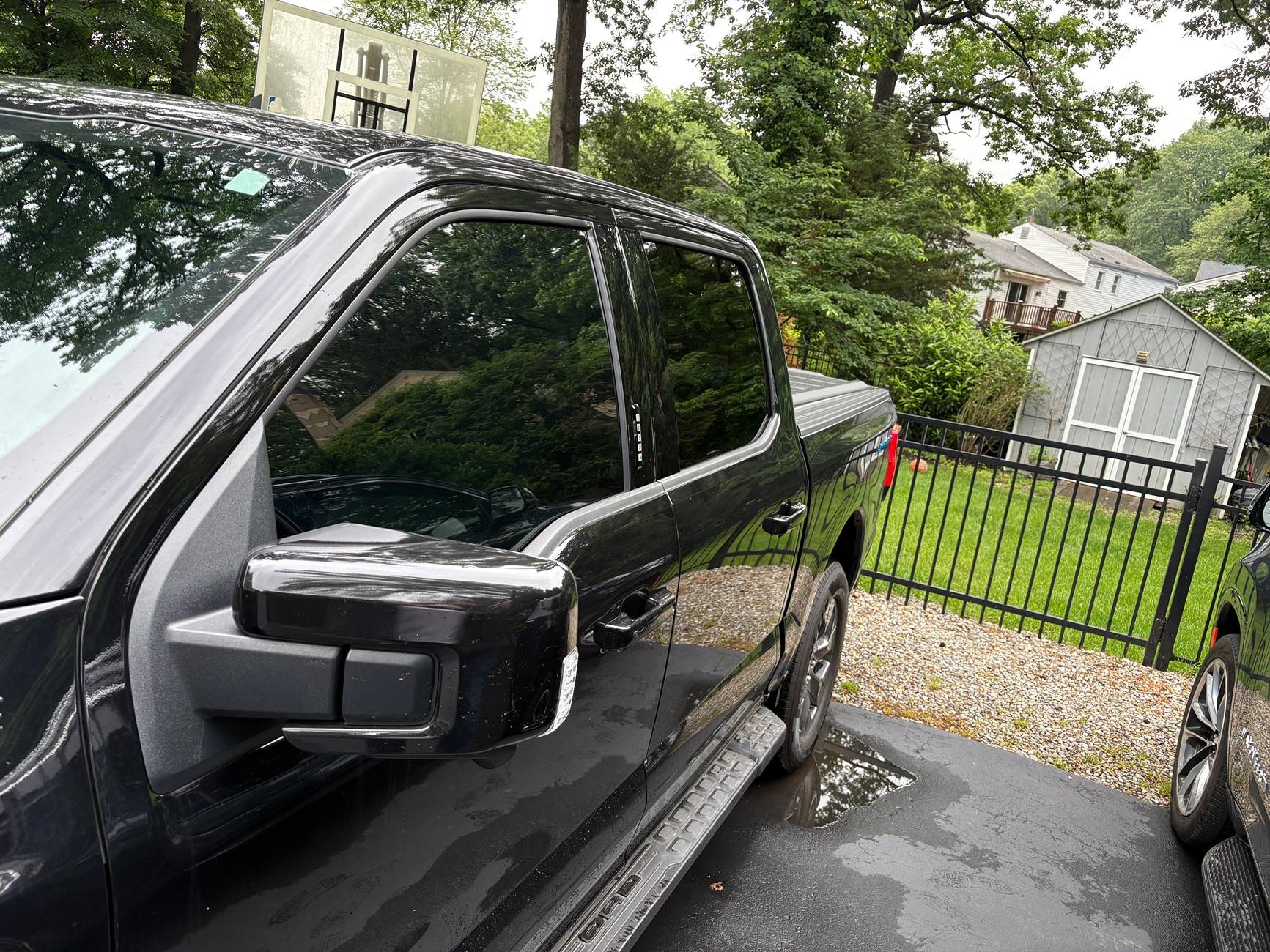 Ford F-150 Lightning Window tint installed IMG_3559