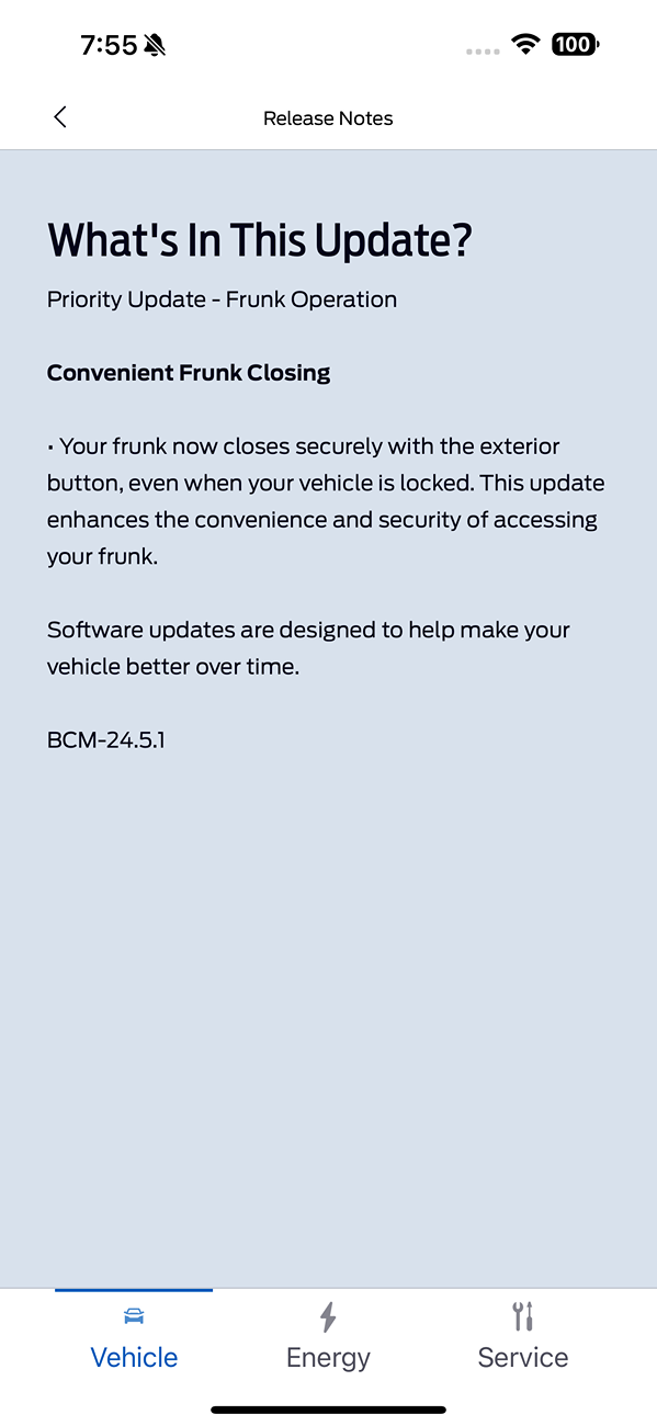 Ford F-150 Lightning PU-Sync-25.2.1.6.5 - Walk Away Lock Toggles UPDATE POST# 95 IMG_4014