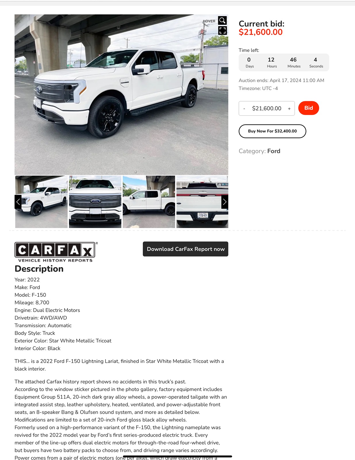 Ford F-150 Lightning Is this a scam, if so, what’s the scam? $32K for a fully loaded Lariat ER with 8K miles… IMG_4044