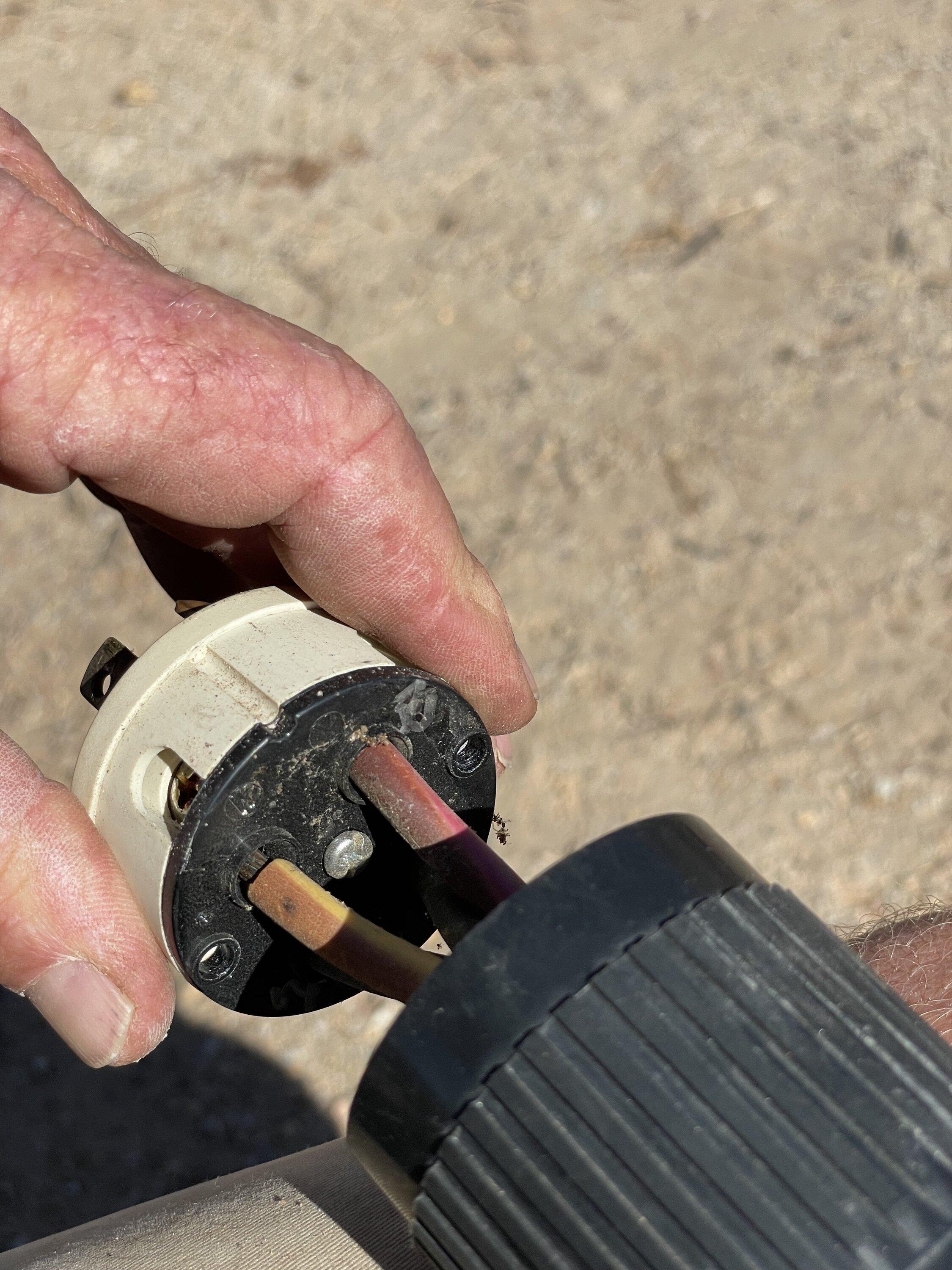 Ford F-150 Lightning Pro power ground fault detected on 240v well pump IMG_4283